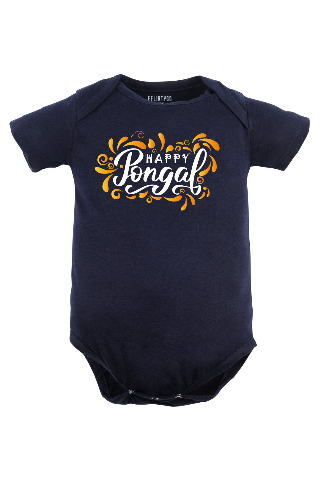 Happy Pongal Splash Baby Romper | Onesies