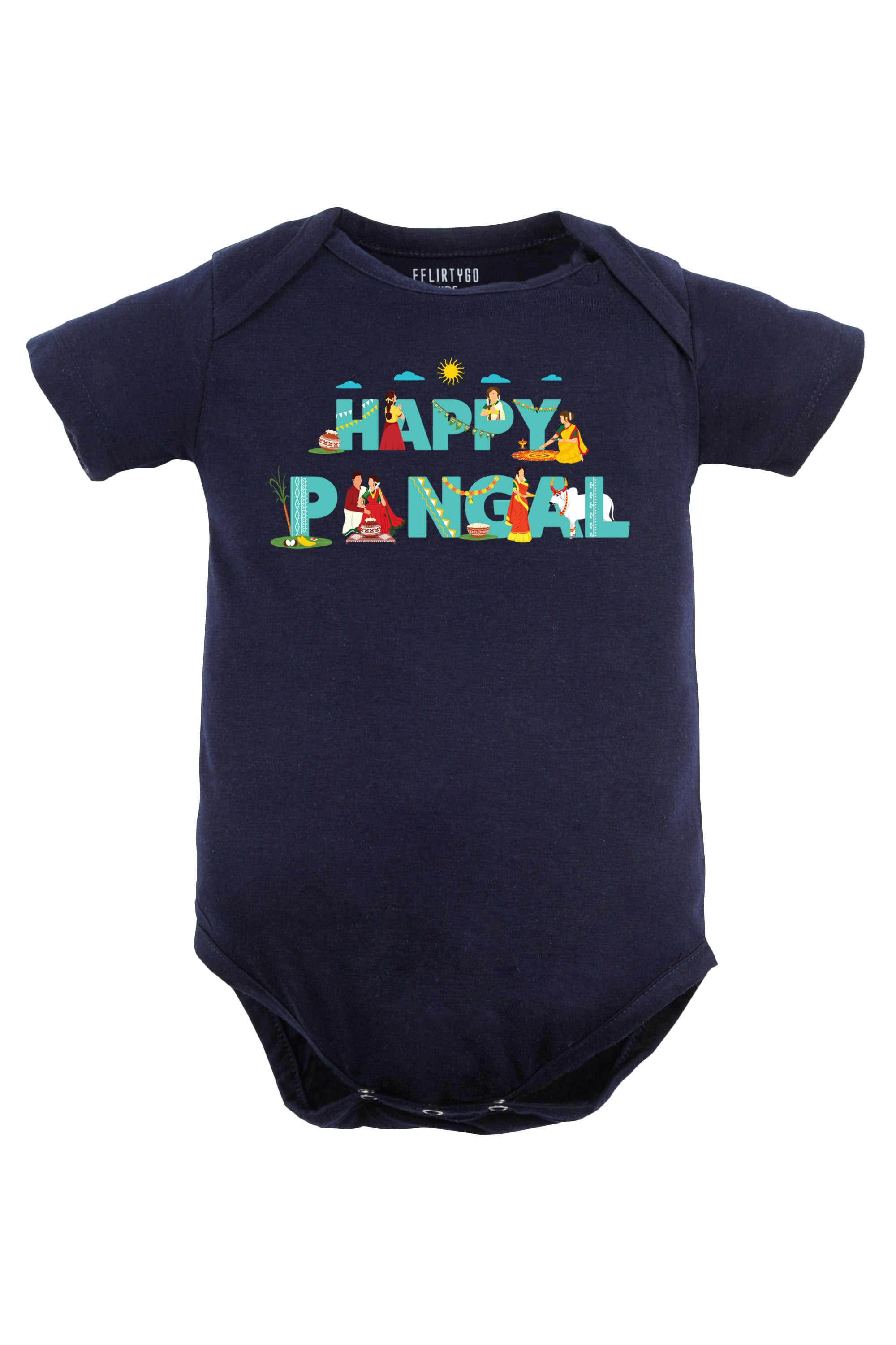 Happy pongal Rituals Baby Romper | Onesies