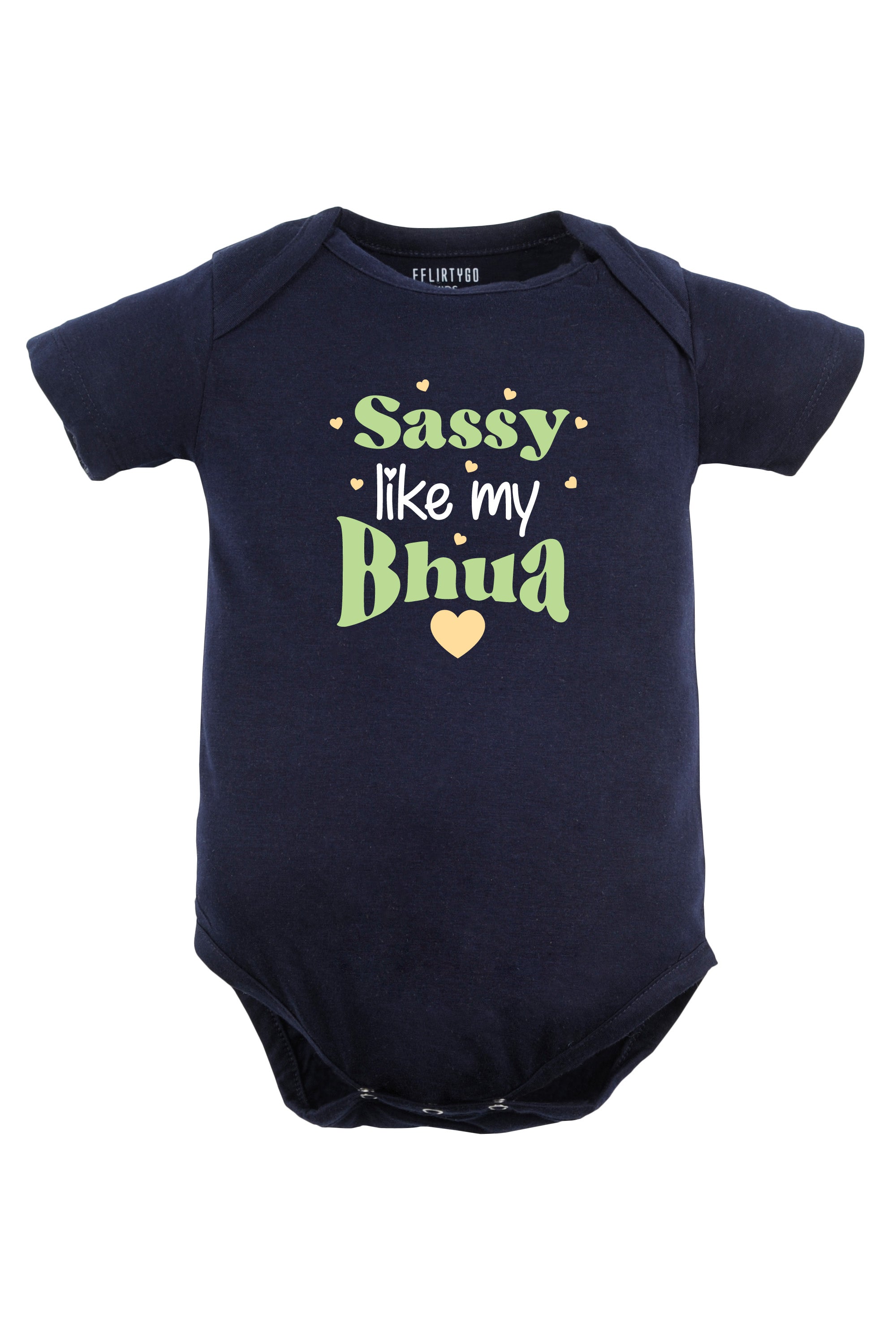 Sassy Like My Bhua Baby Romper | Onesies