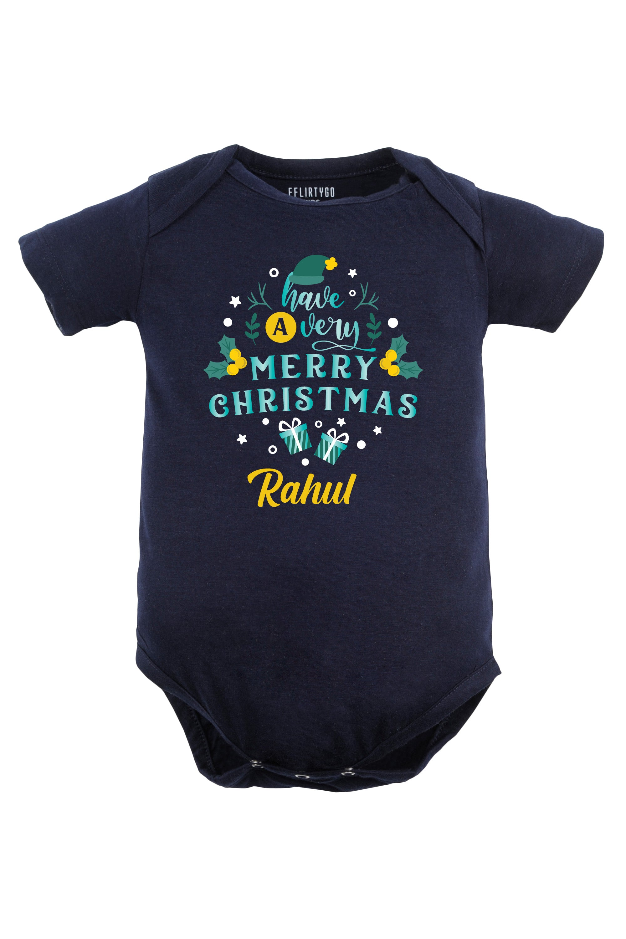 Have A Very Merry Christmas Baby Romper | Onesies w/ Custom Name