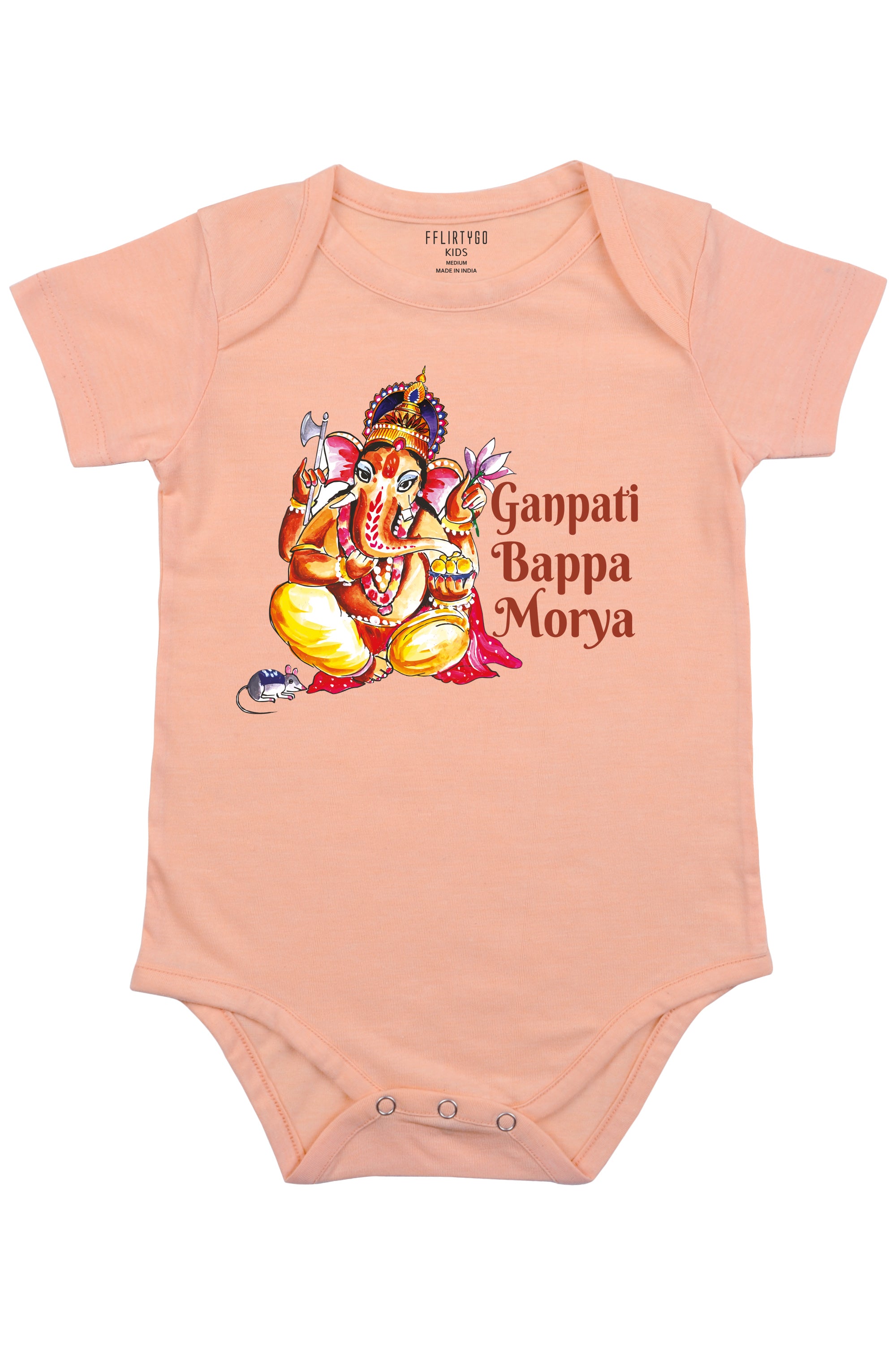 Ganpati Bappa Morya Baby Romper | Onesies