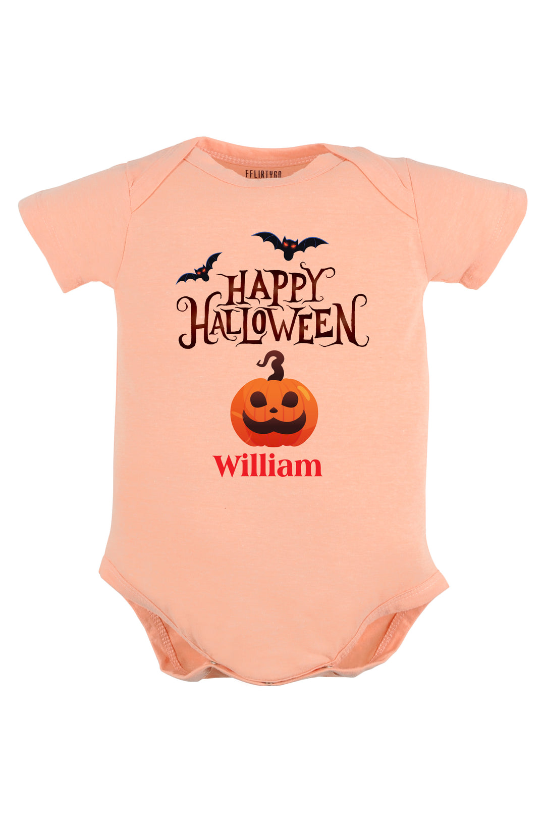 Happy Halloween Baby Romper | Onesies w/ Custom Name