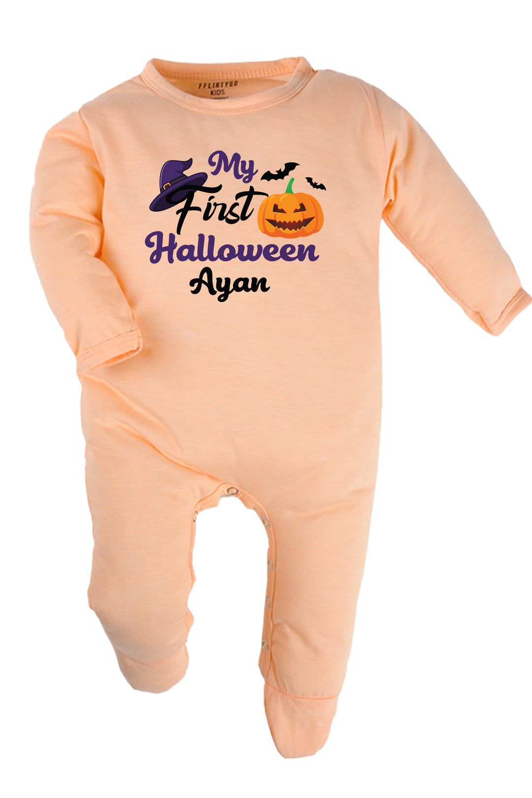 My First Halloween Baby Romper | Onesies w/ Custom Name