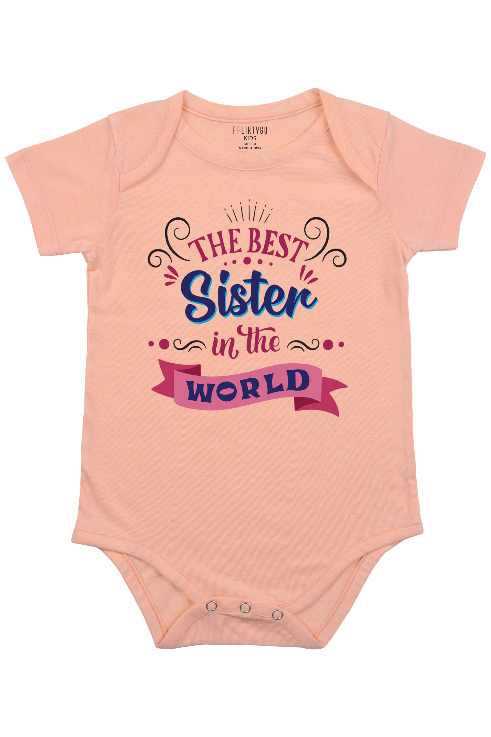 The Best Sister In The World Baby Romper | Onesies