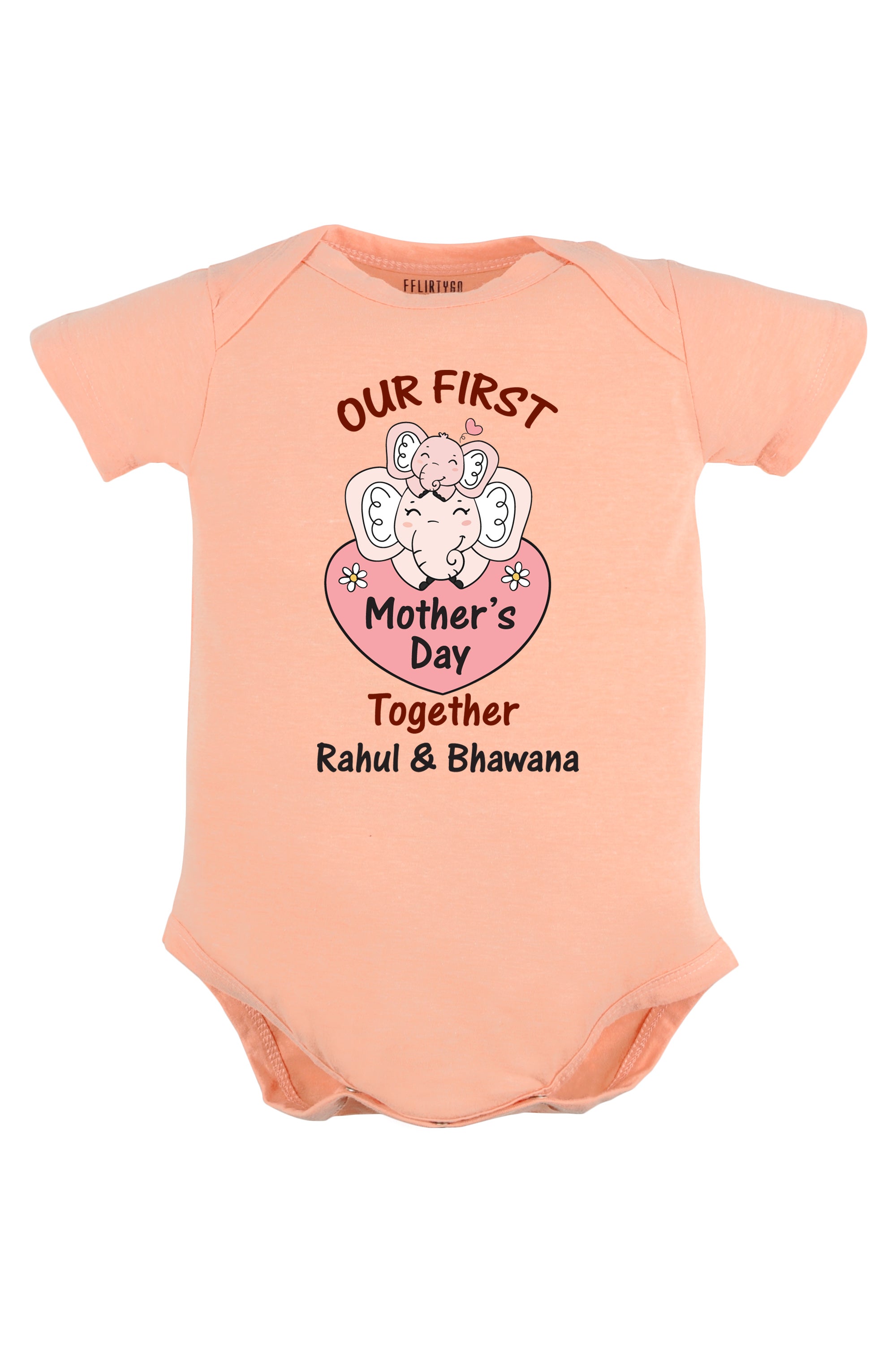 Our First Mother's Day Together Baby Romper | Onesies w/ Custom Name