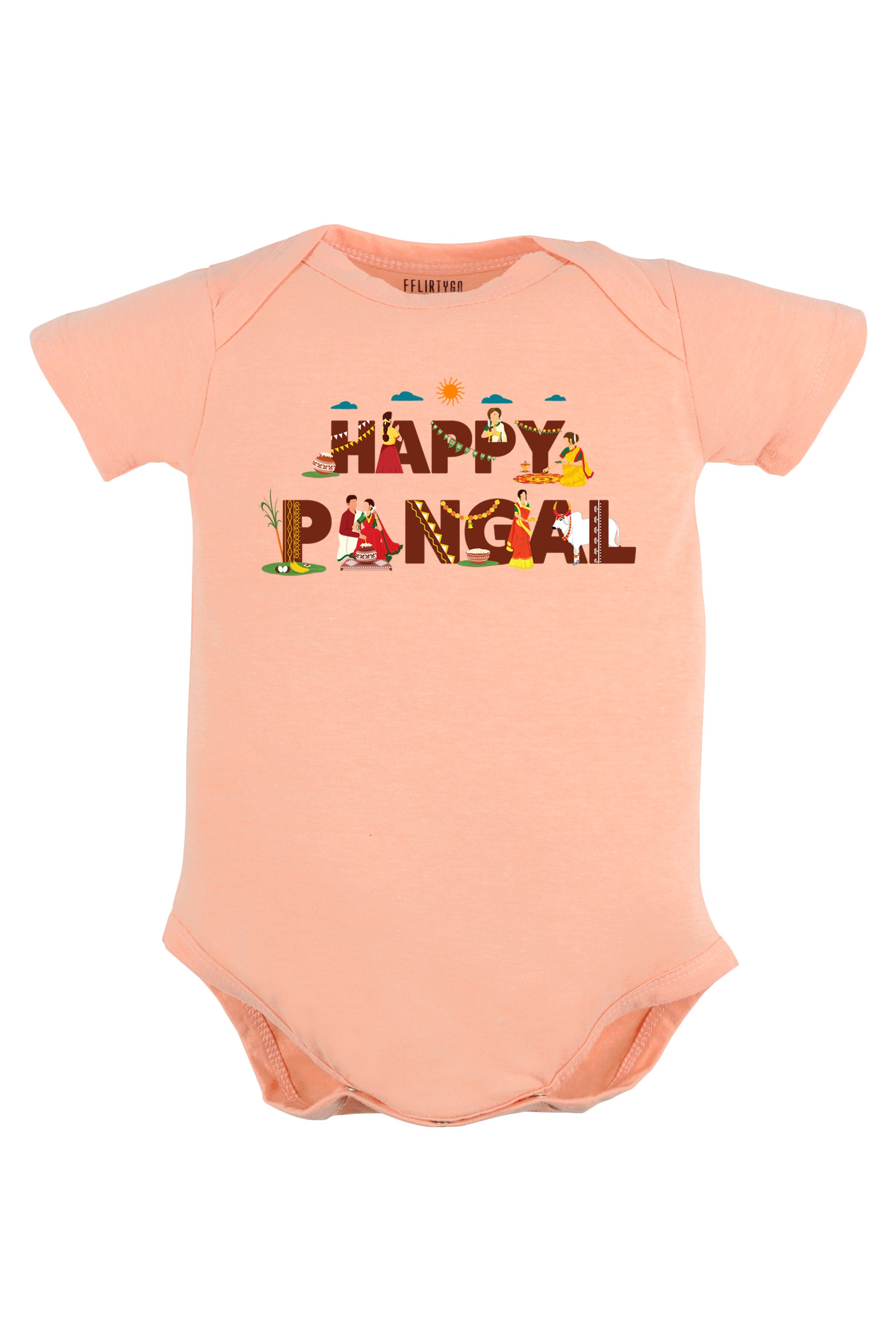 Happy pongal Rituals Baby Romper | Onesies