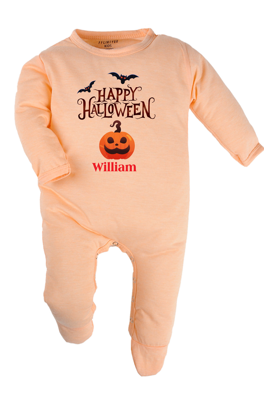 Happy Halloween Baby Romper | Onesies w/ Custom Name