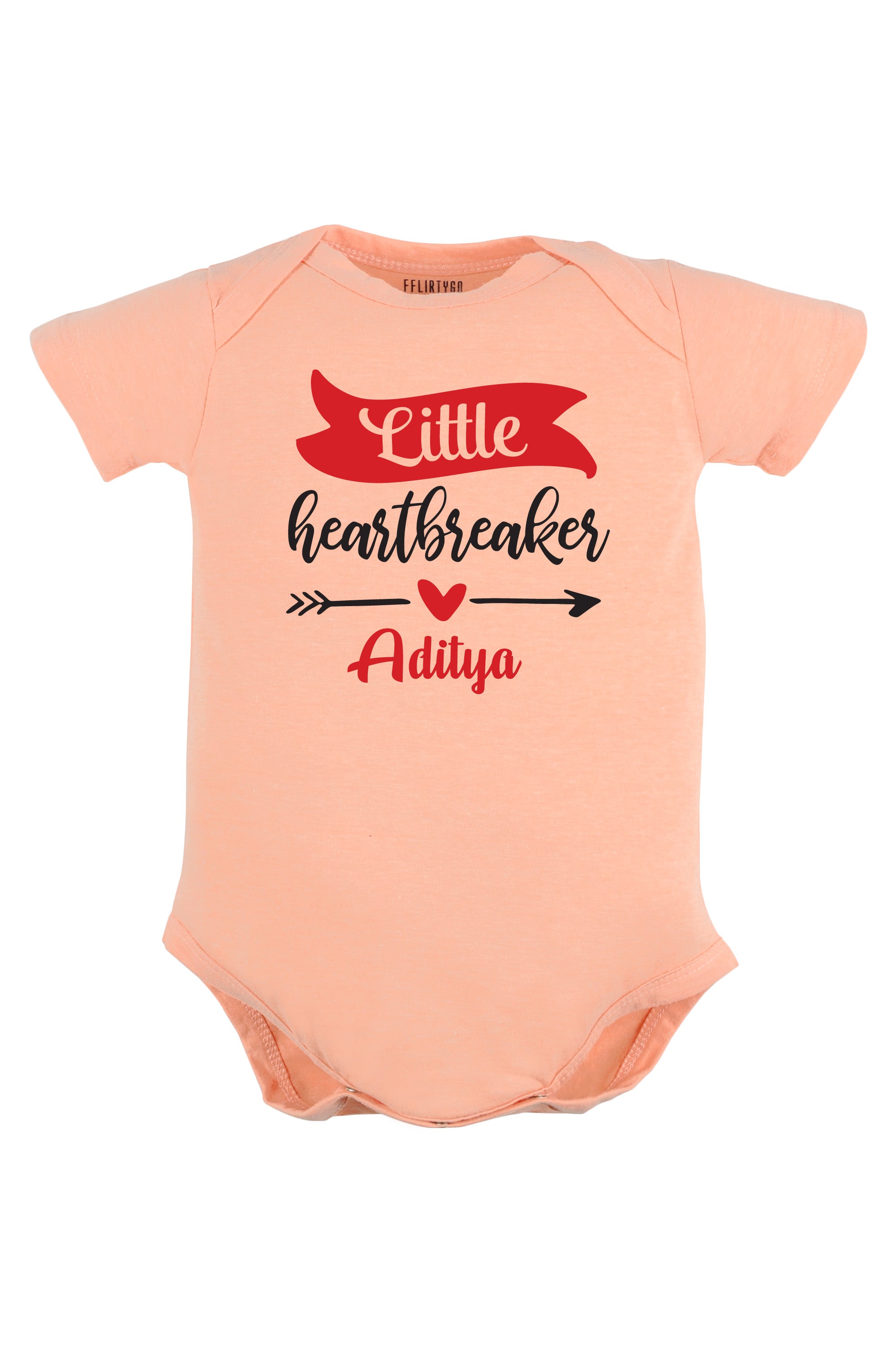 Little Heart Breaker Baby Romper | Onesies w/ Custom Name