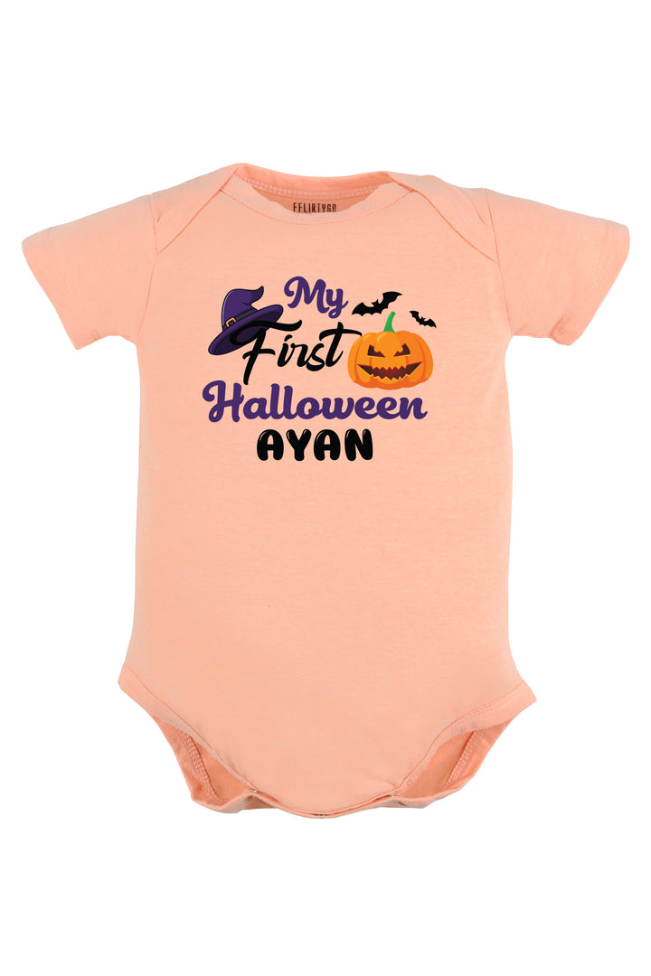 My First Halloween Baby Romper | Onesies w/ Custom Name