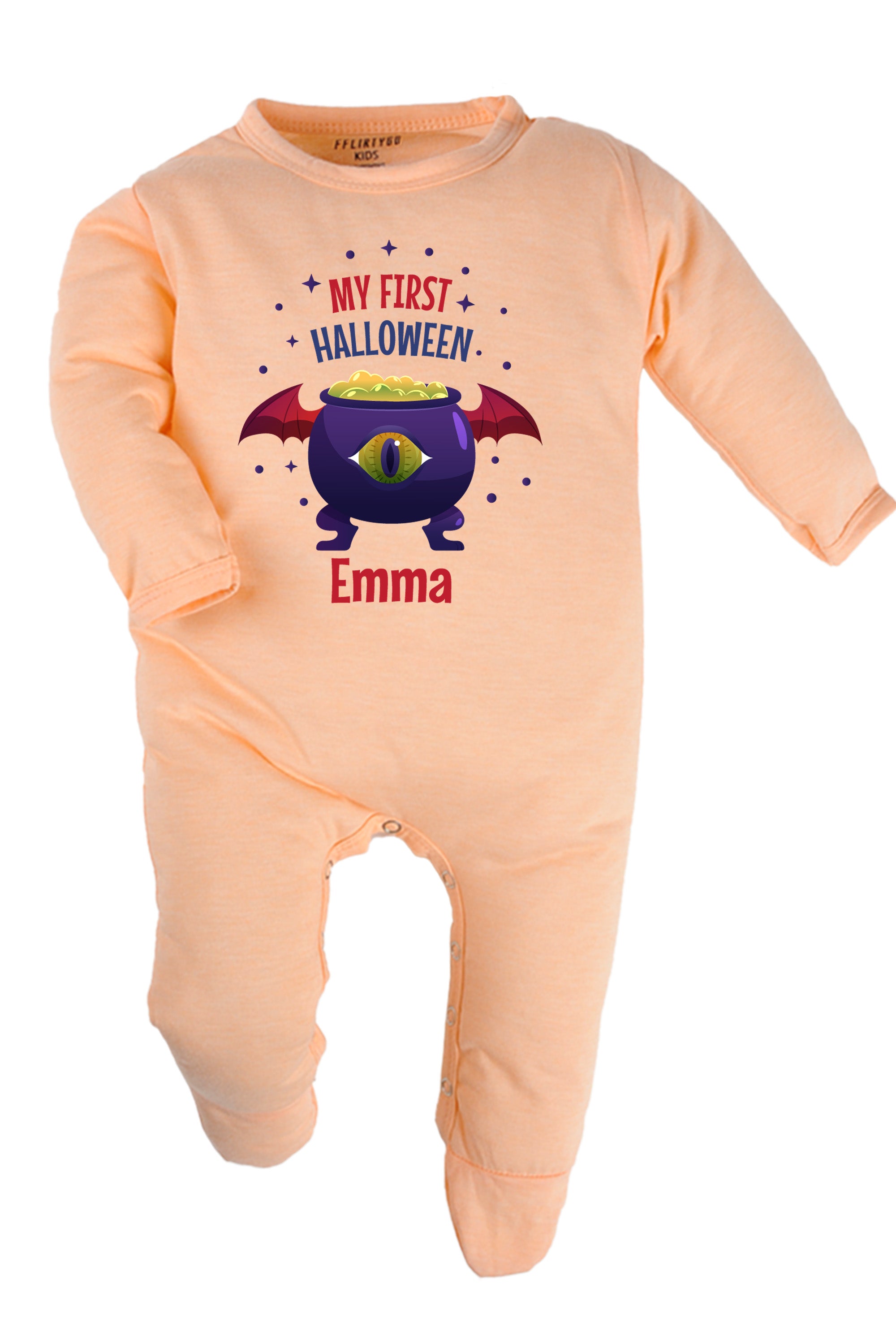 My First Halloween Baby Romper | Onesies w/ Custom Name