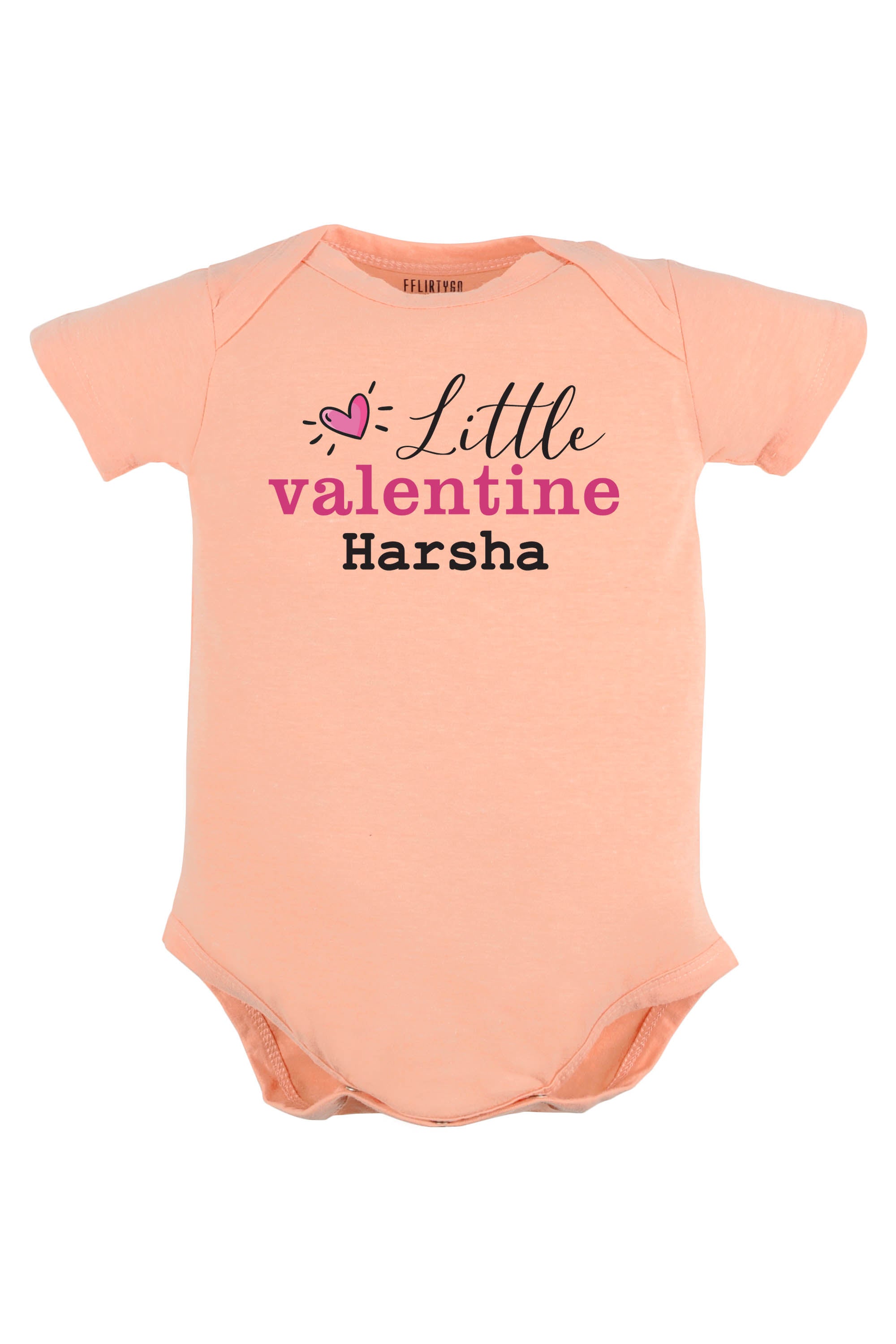 Little Valentine Baby Romper | Onesies w/ Custom Name