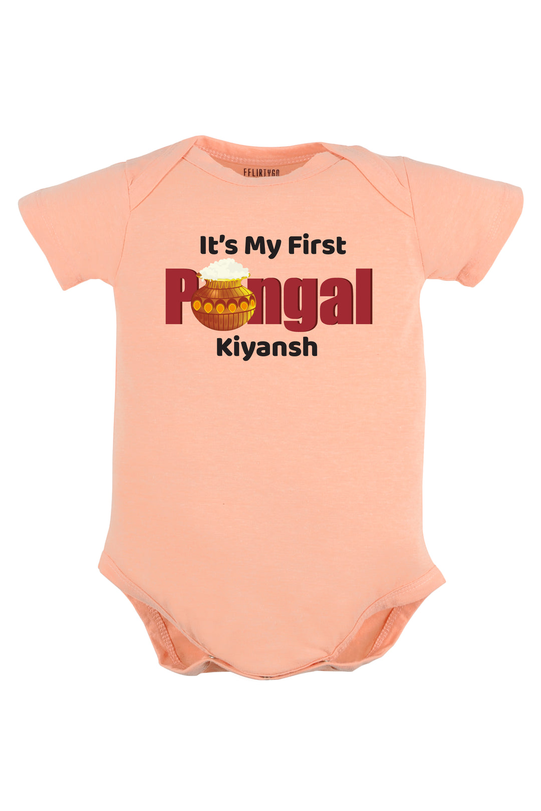 It is my first pongal Baby Romper | Onesies w/ Custom Name