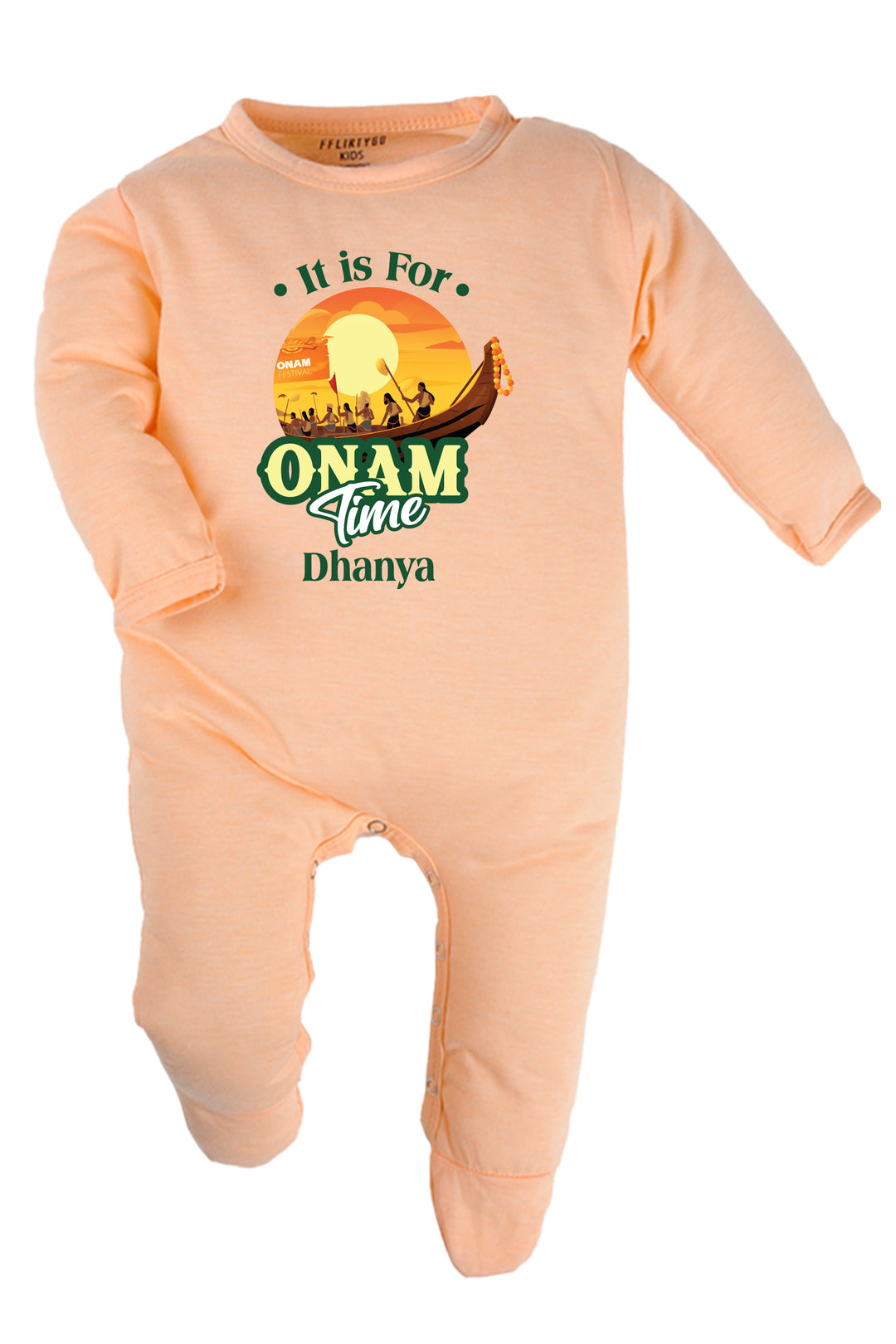 It Is For Onam Time Baby Romper | Onesies w/ Custom Name