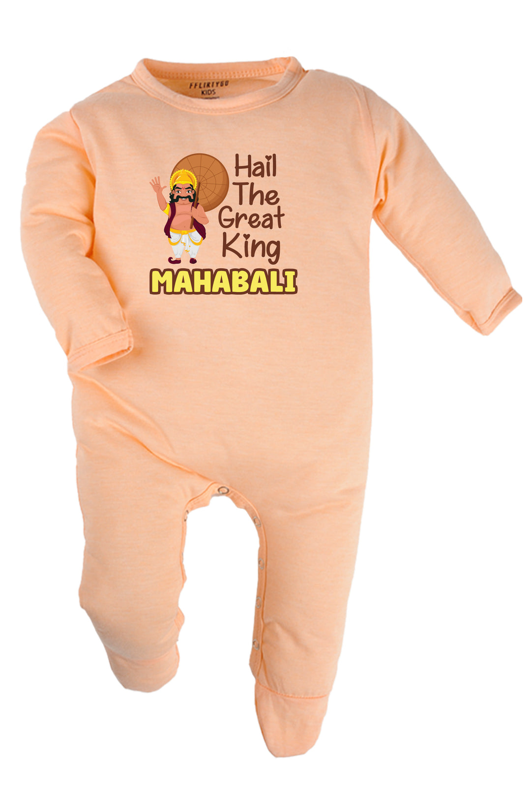 Hail The Great King Mahabali Baby Romper | Onesies