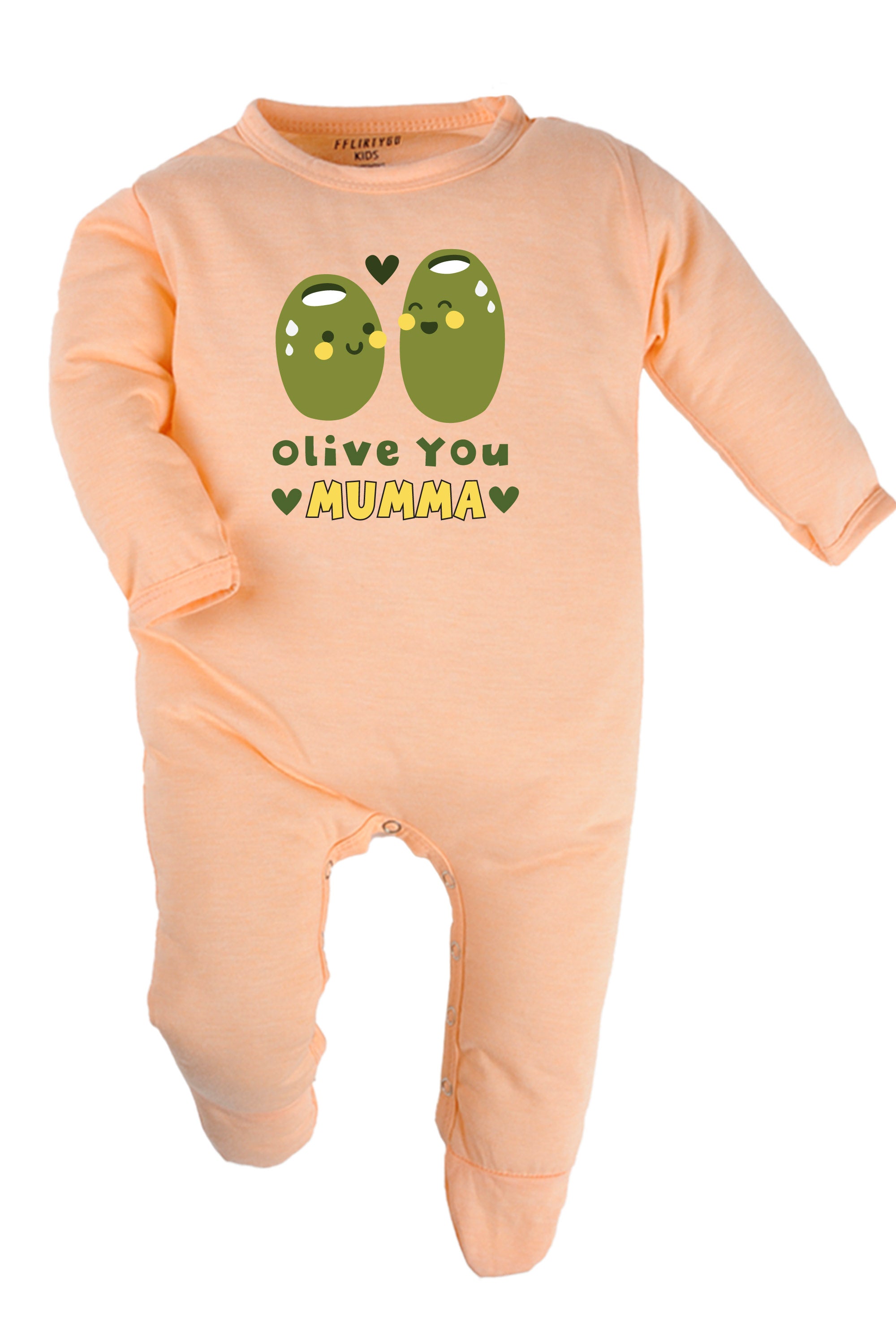 Olive You Mumma Baby Romper | Onesies