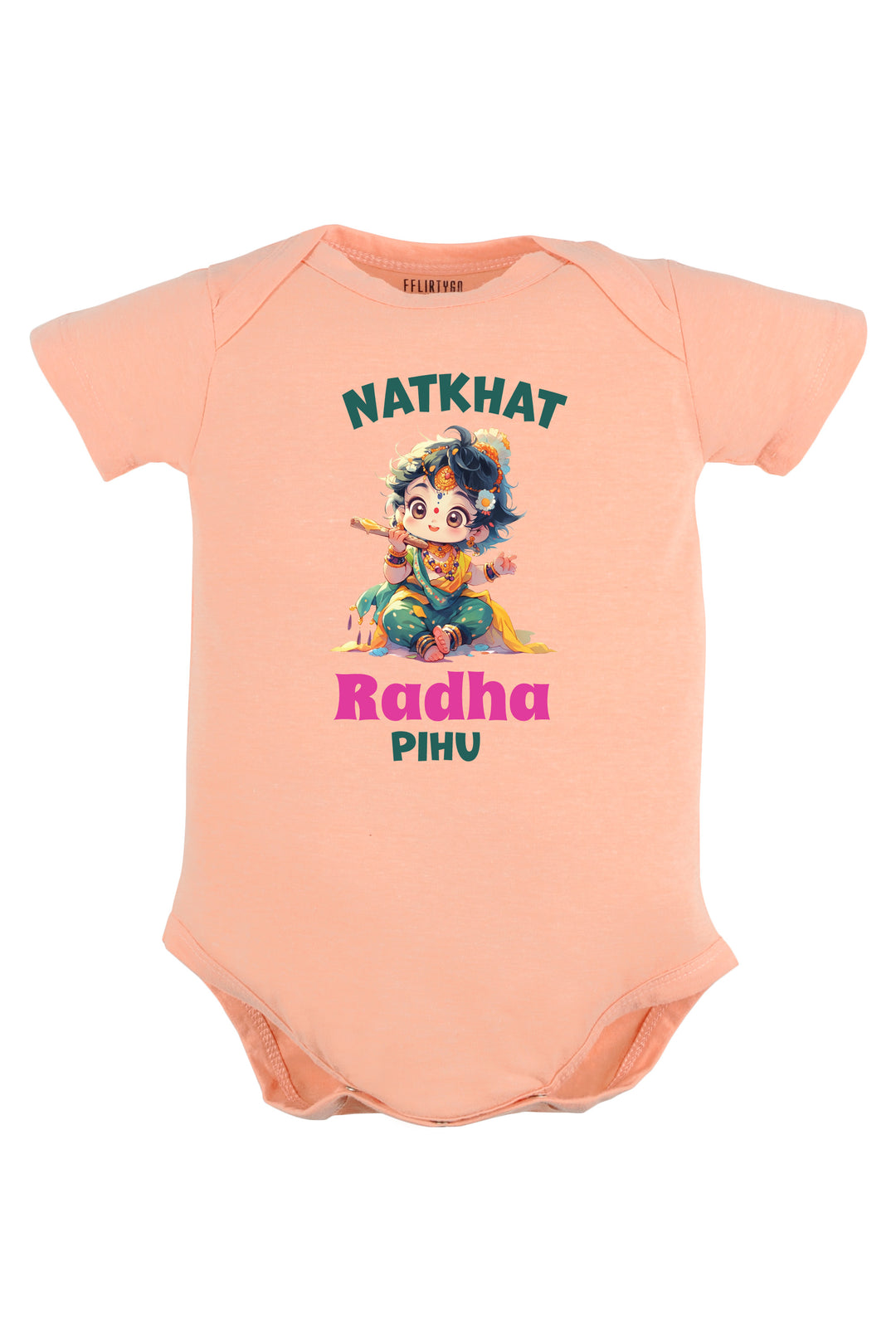 Natkhat Radha Baby Romper | Onesies w/ Custom Name