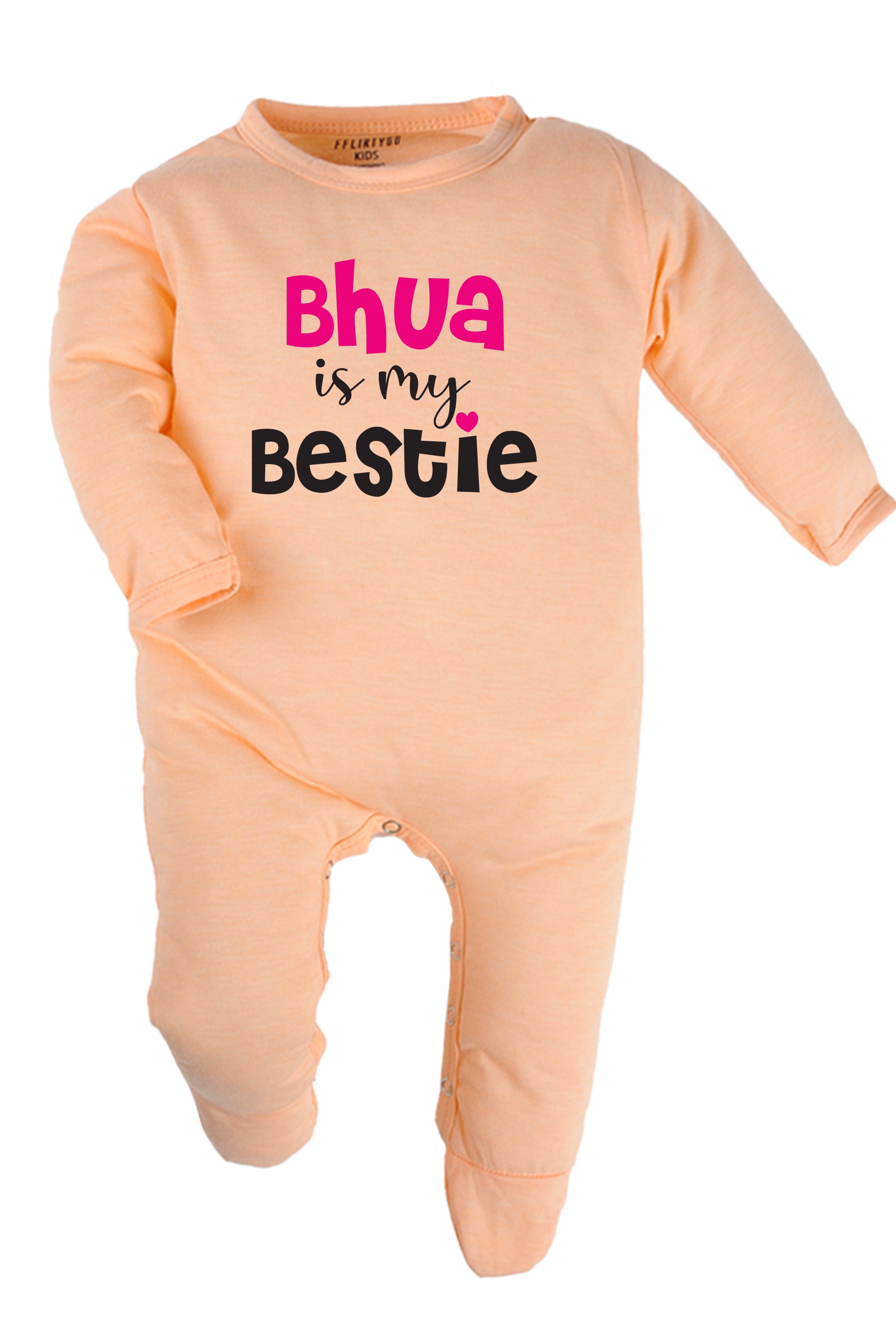 Bhua Is My Bestie Baby Romper | Onesies