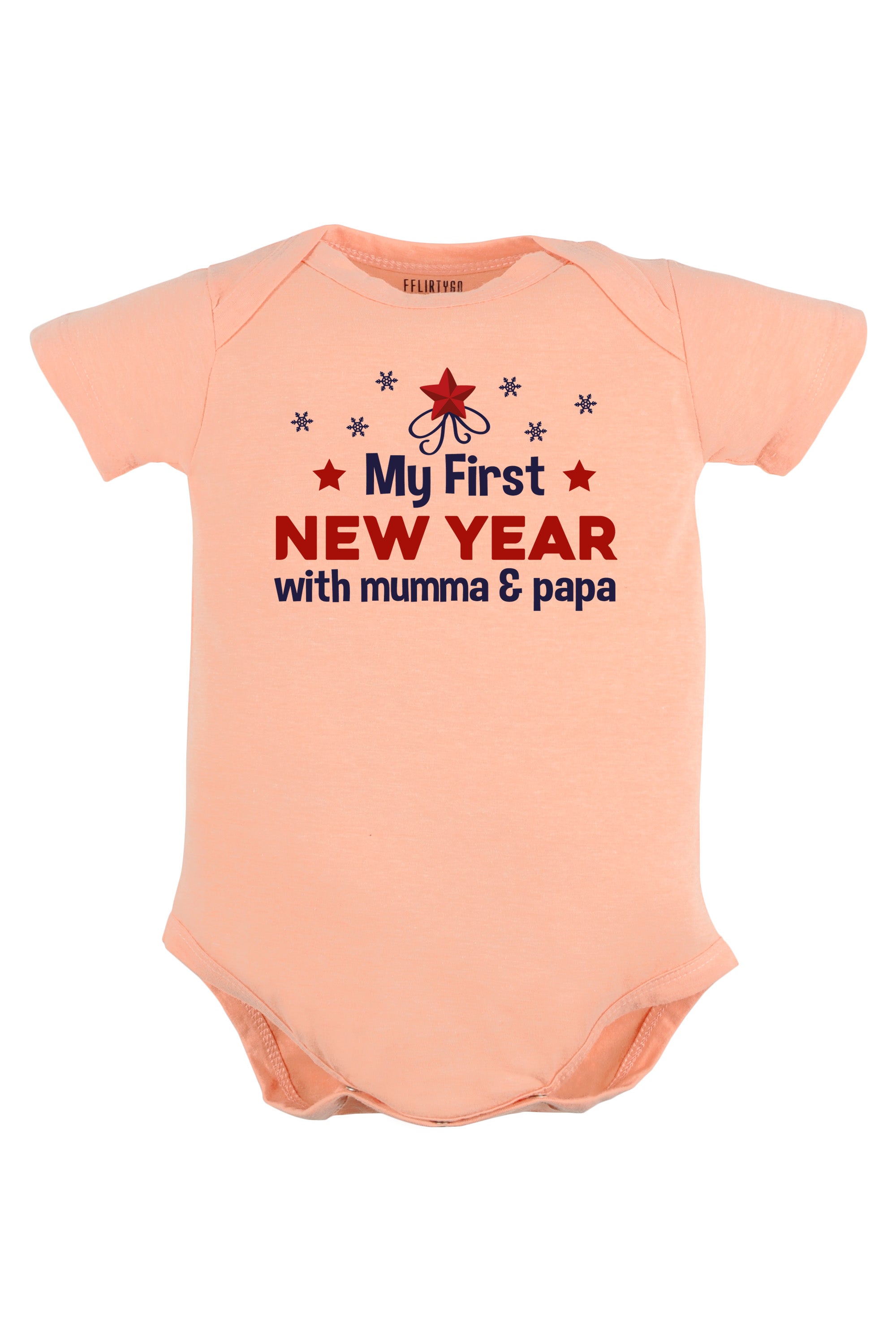 My First New Year With Mumma & Papa Baby Romper | Onesies