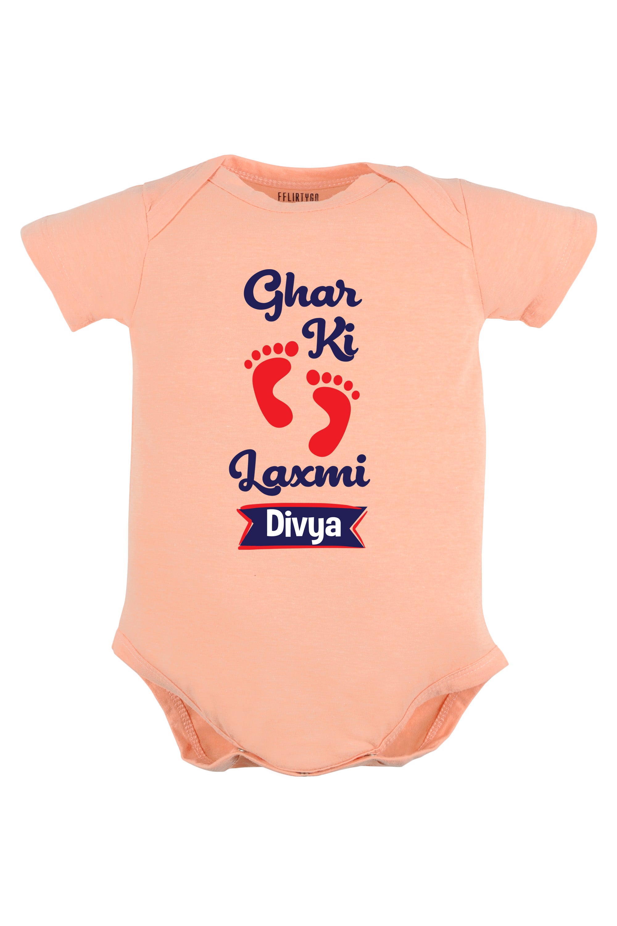 Ghar Ki Laxmi Baby Romper | Onesies w/ Custom Name