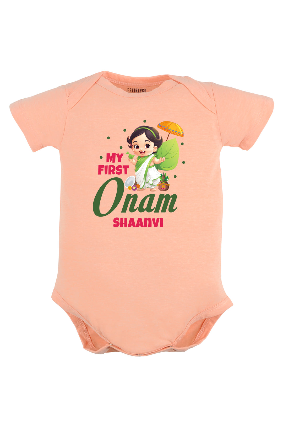 My First Onam Baby Romper | Onesies w/ Custom Name