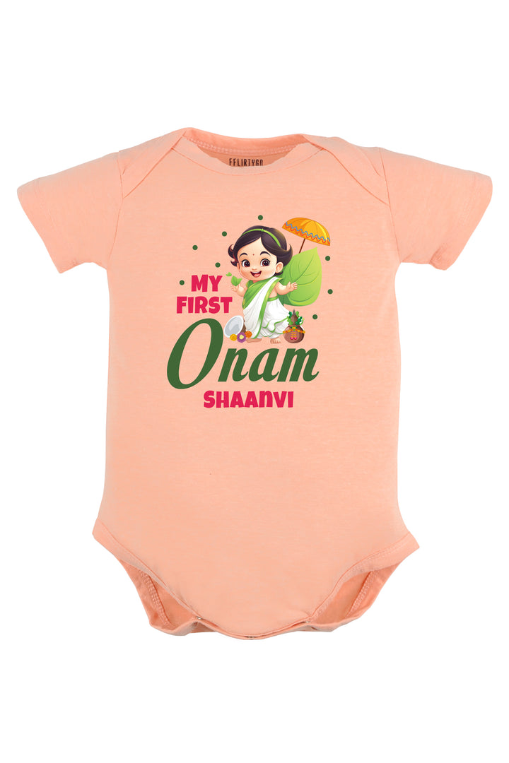 My First Onam Baby Romper | Onesies w/ Custom Name