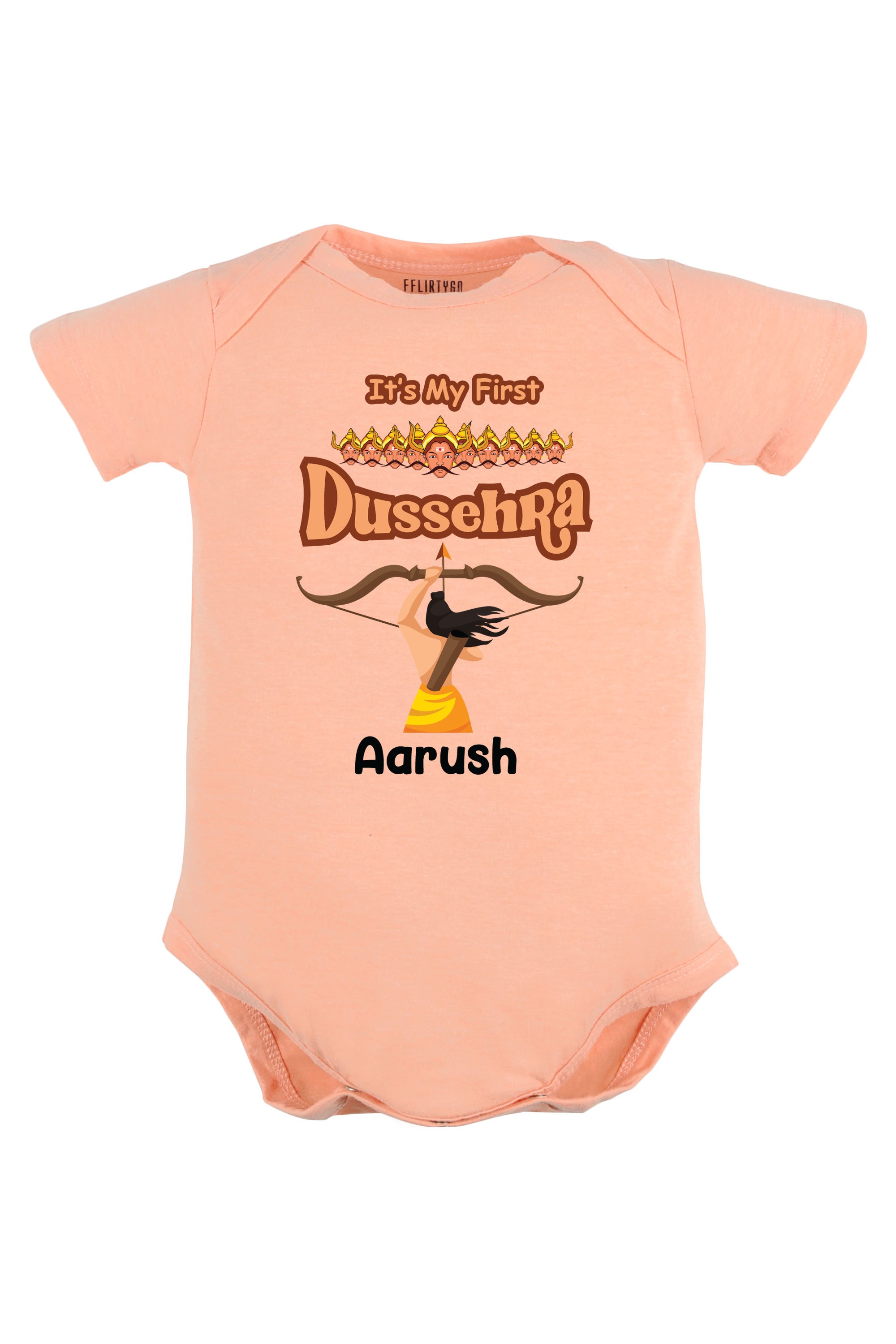 It's My First Dussehra Baby Romper | Onesies w/ Custom Name