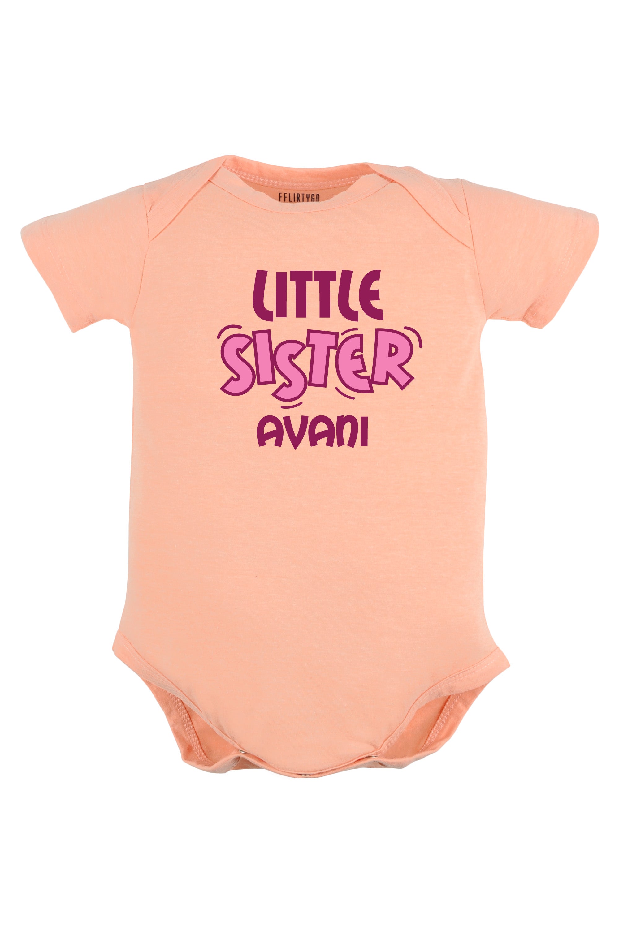 Little Sister Baby Romper | Onesies w/ Custom Name