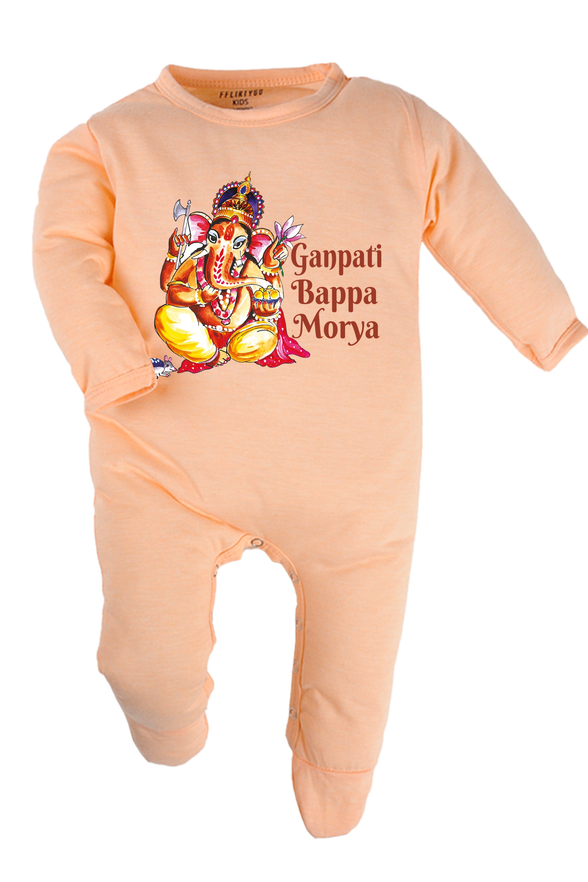 Ganpati Bappa Morya Baby Romper | Onesies