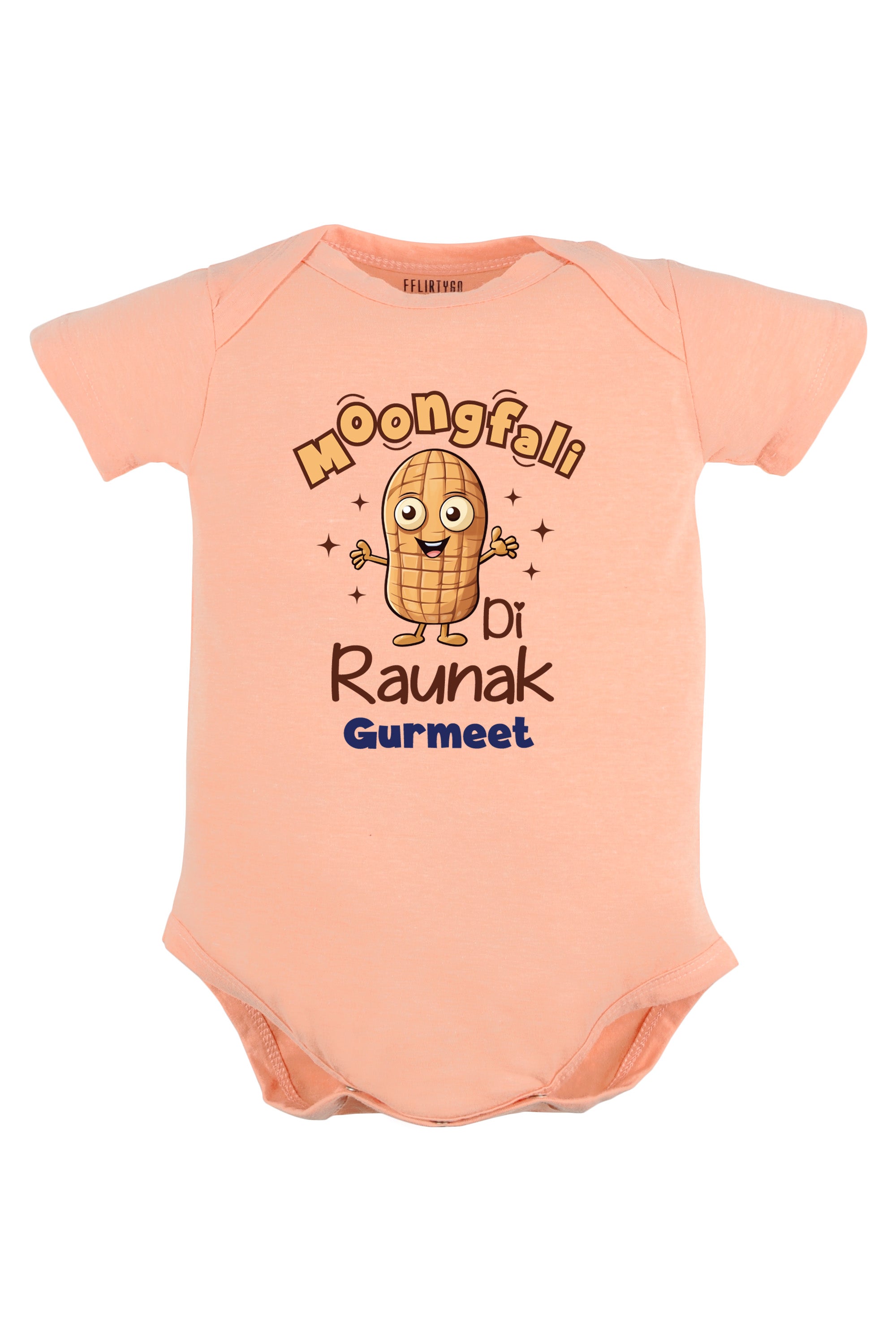 Moongfali Di Raunak Baby Romper | Onesies w/ Custom Name