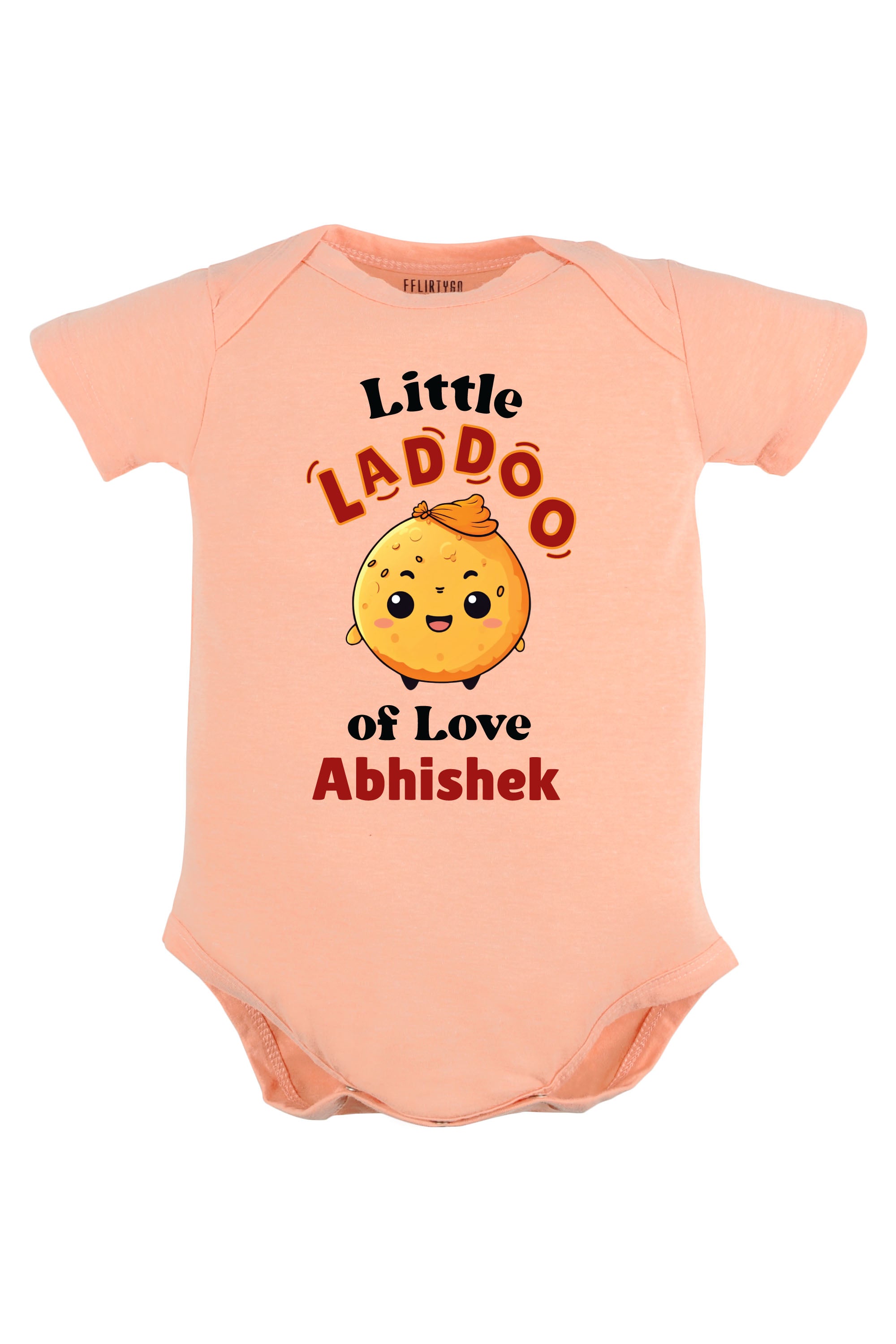 Little Laddoo Of Love Baby Romper | Onesies w/ Custom Name