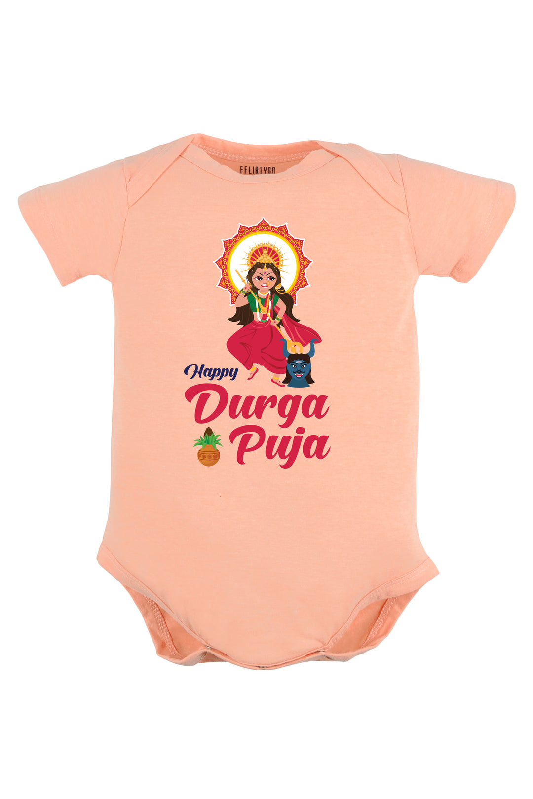 Happy Durga Puja Baby Romper | Onesies