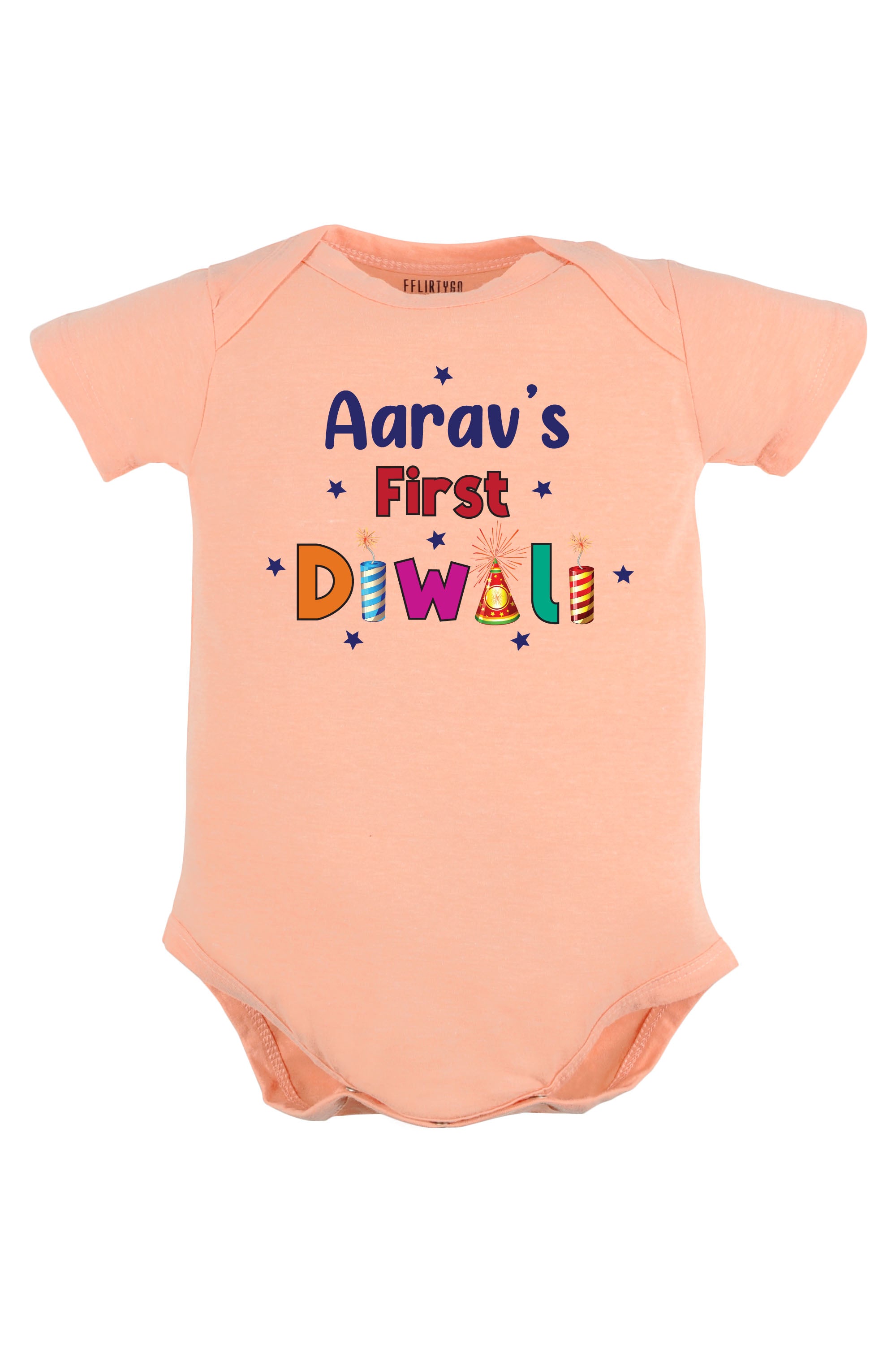 My First Diwali Baby Romper | Onesies w/ Custom Name