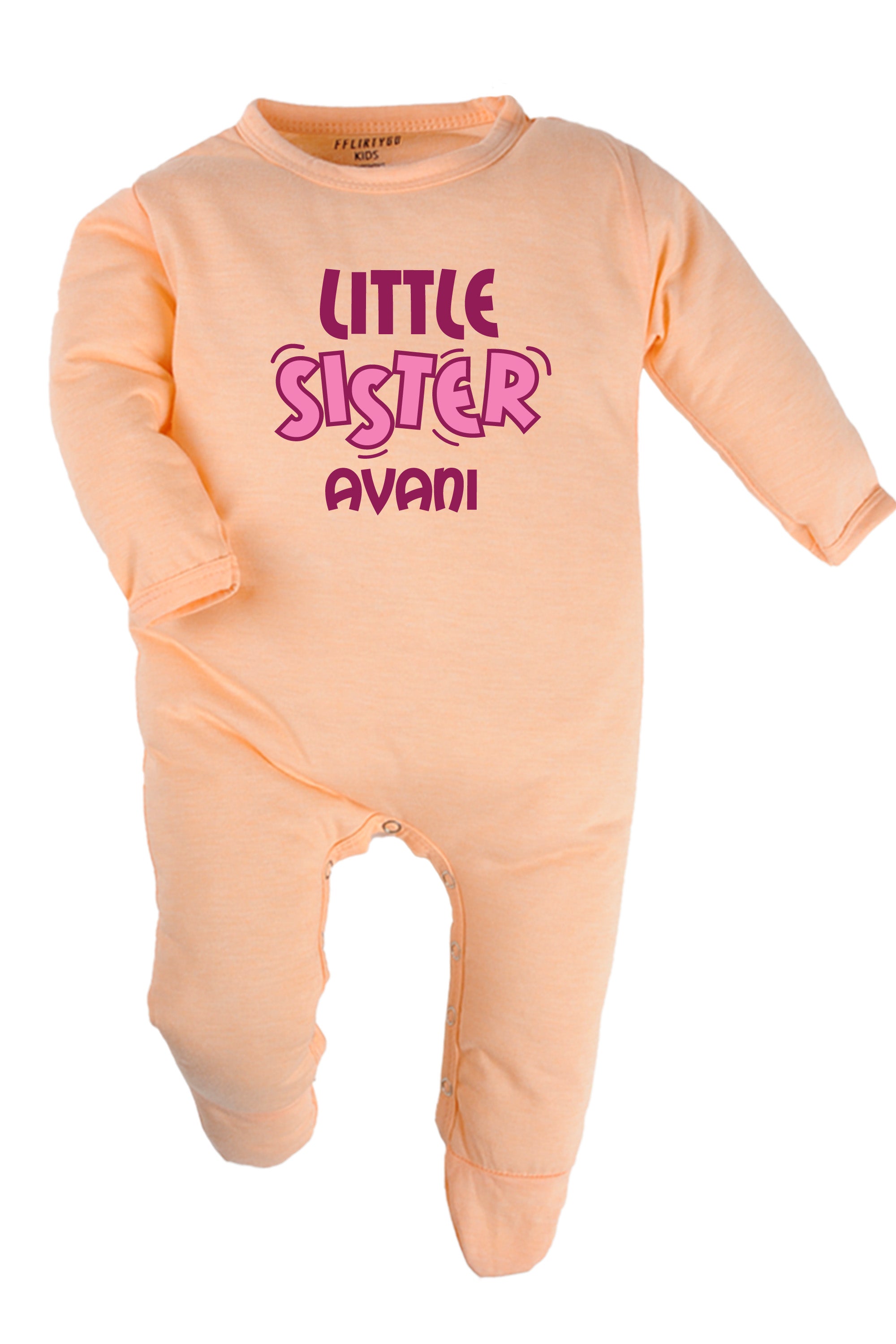 Little Sister Baby Romper | Onesies w/ Custom Name