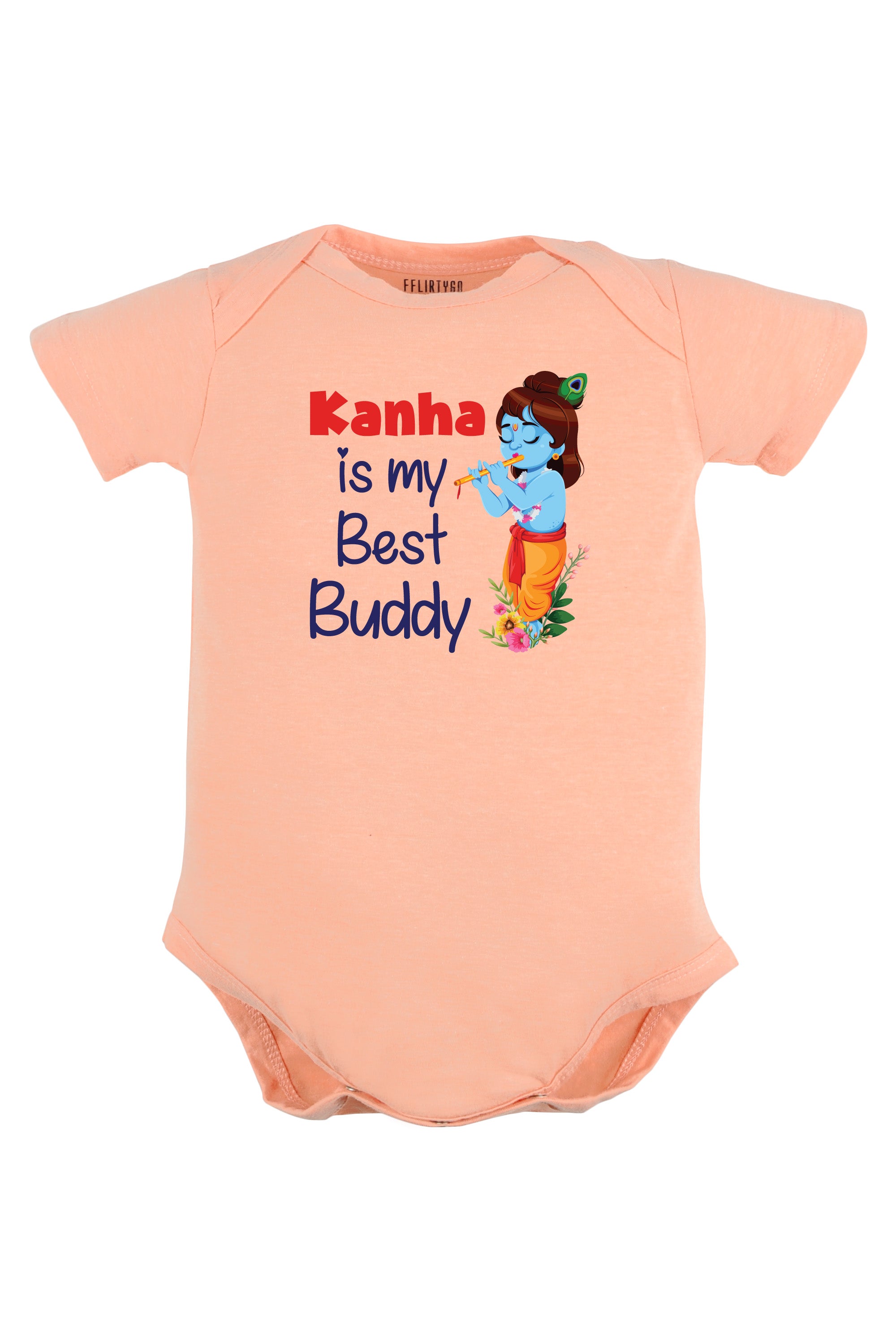 Kanha Is My Best Buddy Baby Romper | Onesies