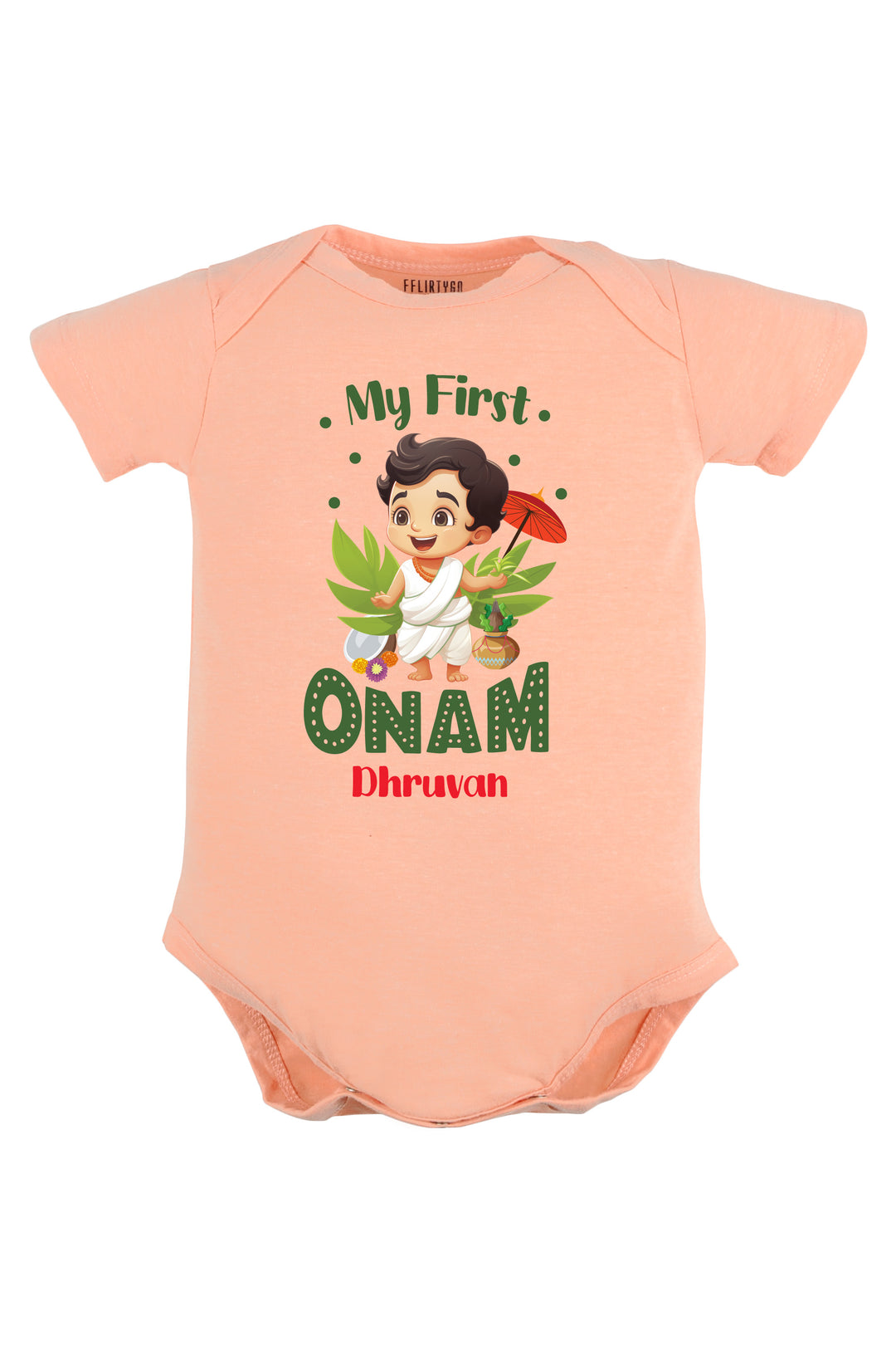 My First Onam Baby Romper | Onesies w/ Custom Name