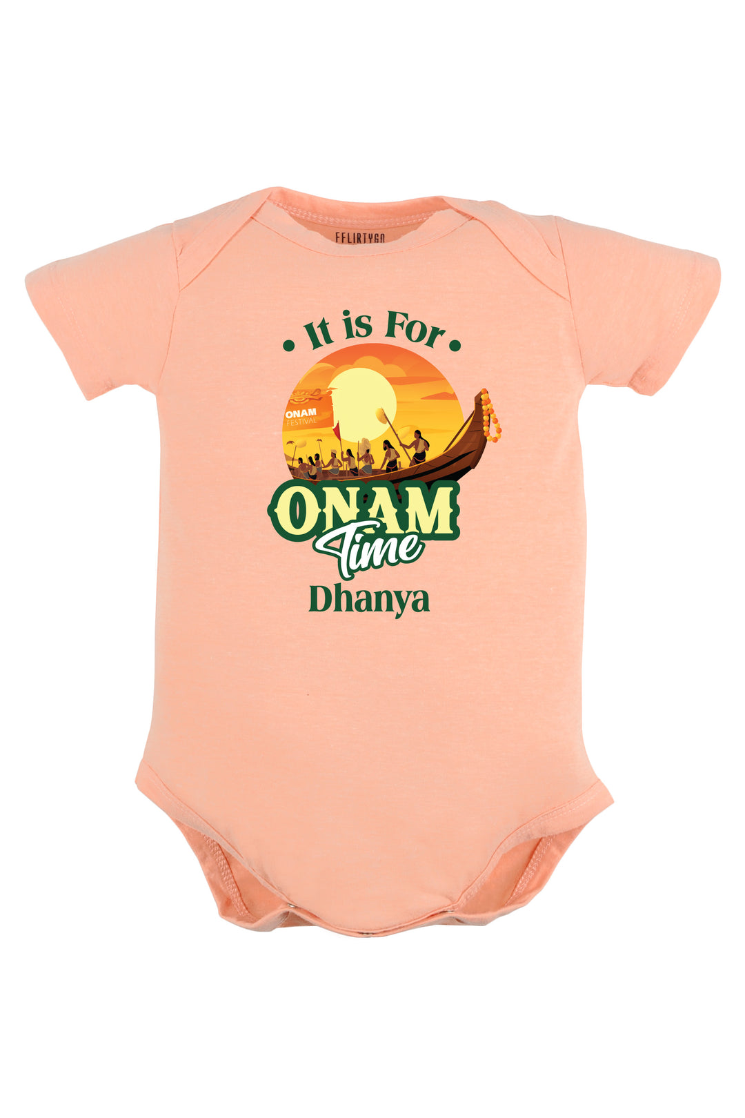 It Is For Onam Time Baby Romper | Onesies w/ Custom Name