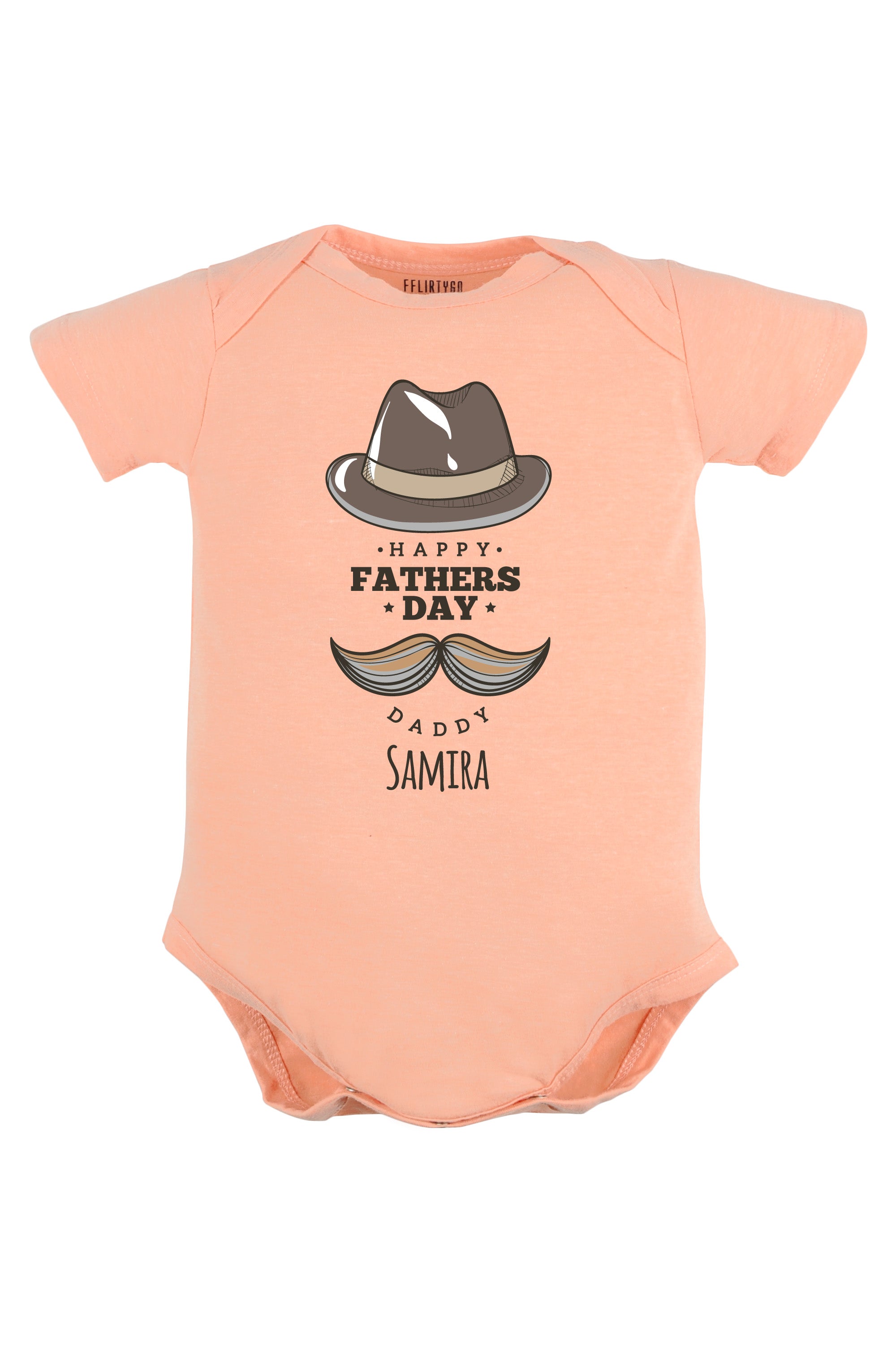 Happy Father's Day Daddy Baby Romper | Onesies w/ Custom Name