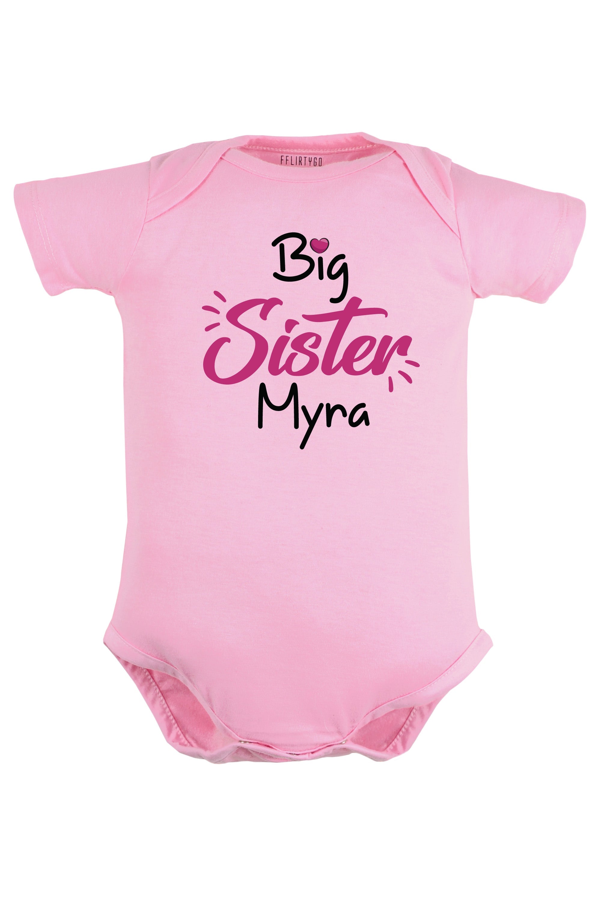 Big Sister Baby Romper | Onesies w/ Custom Name