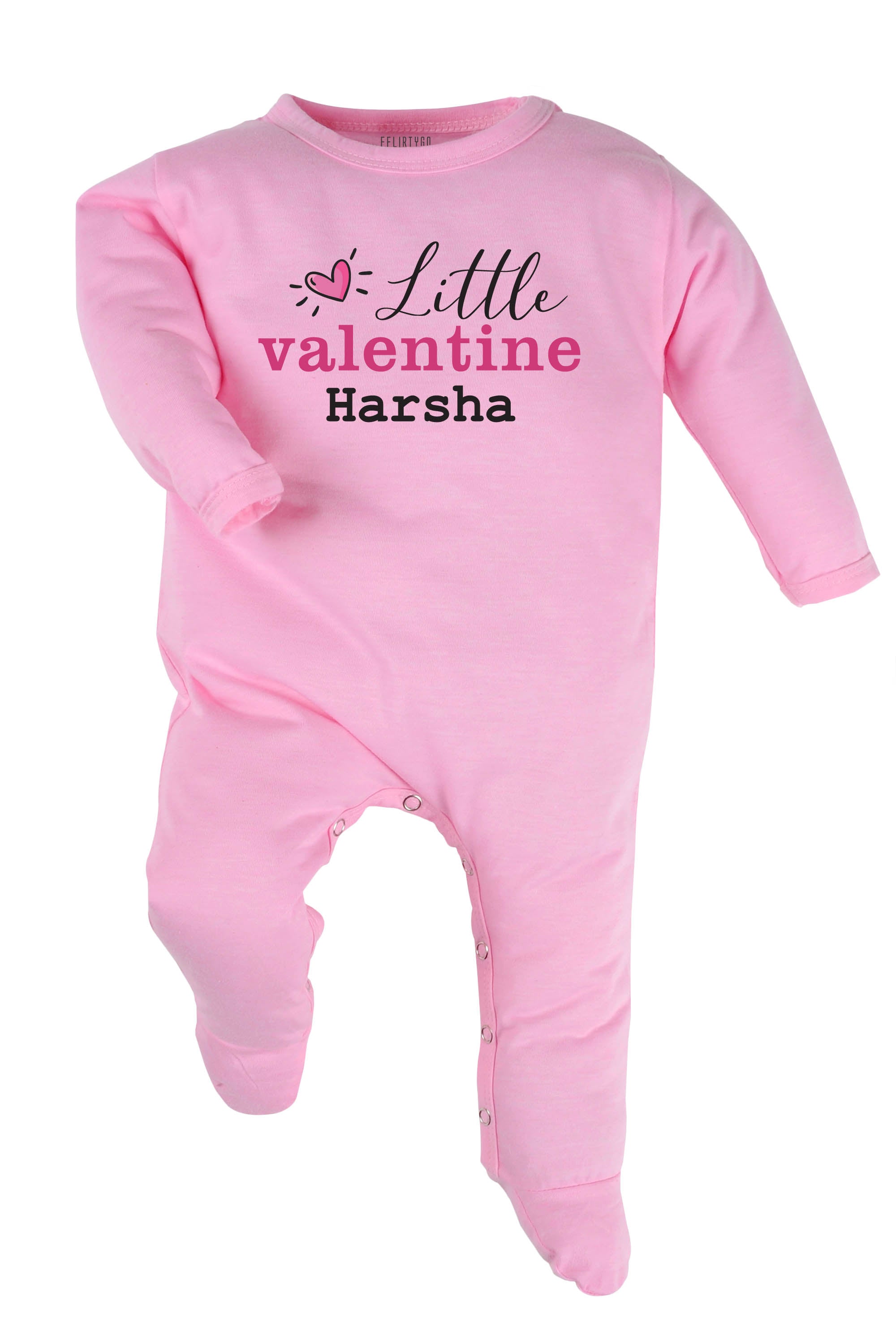 Little Valentine Baby Romper | Onesies w/ Custom Name