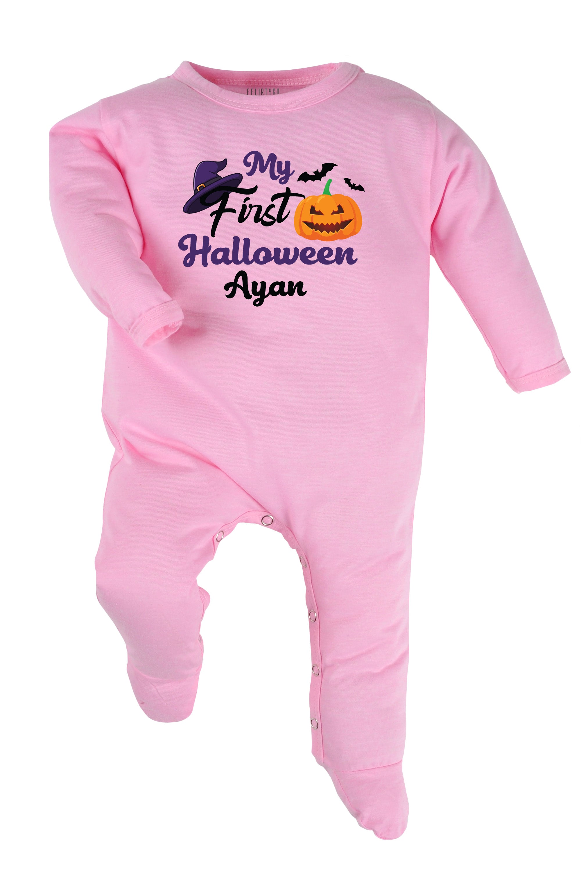 My First Halloween Baby Romper | Onesies w/ Custom Name