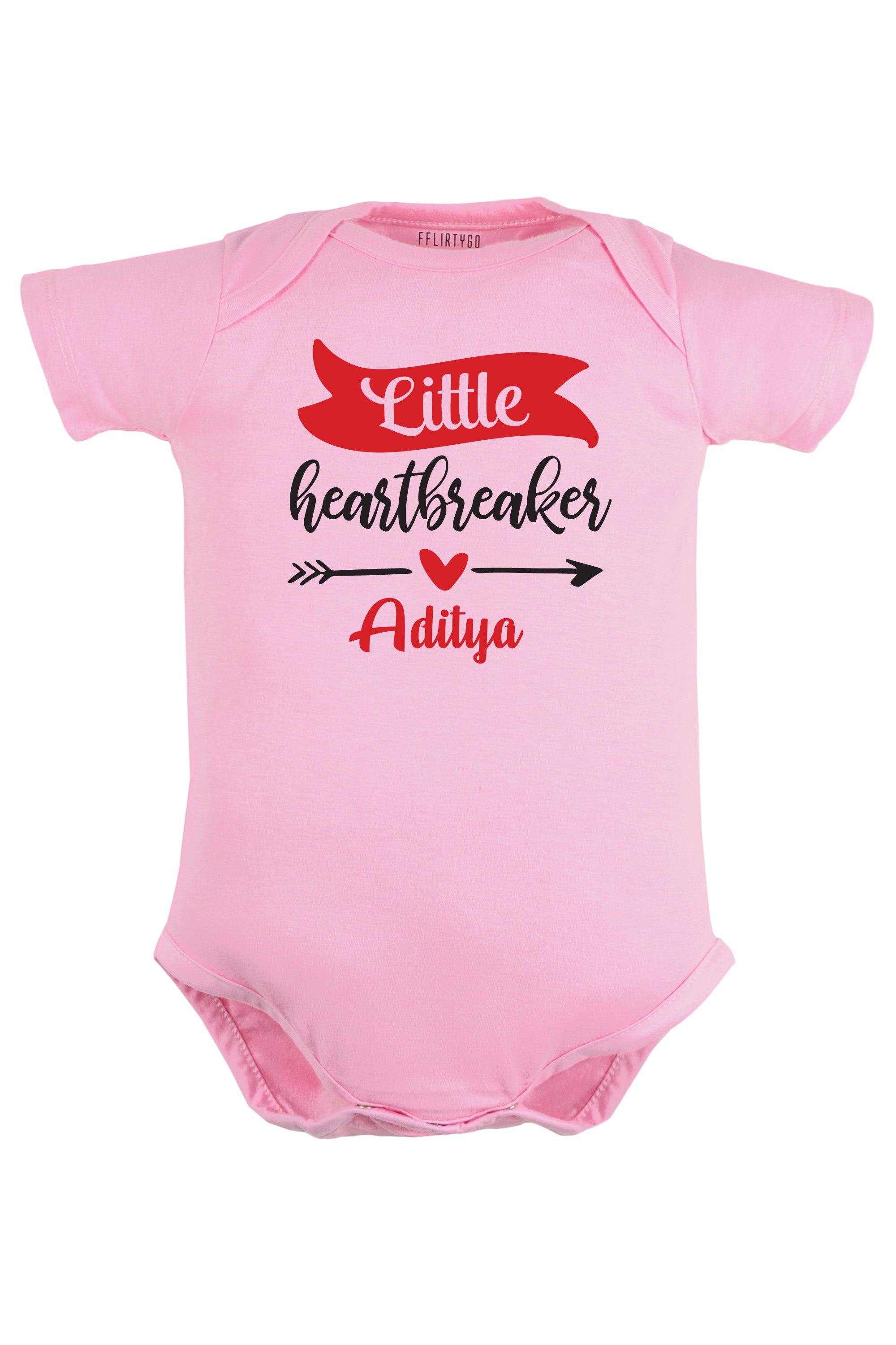 Little Heart Breaker Baby Romper | Onesies w/ Custom Name