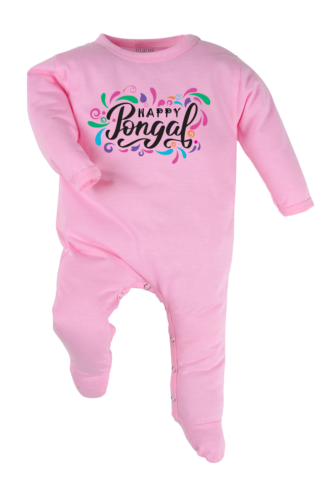 Happy Pongal Splash Baby Romper | Onesies