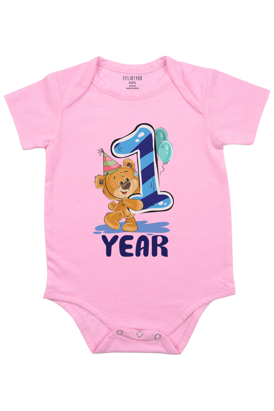 Happy One Year Milestone Baby Romper | Onesies w/ Custom Name