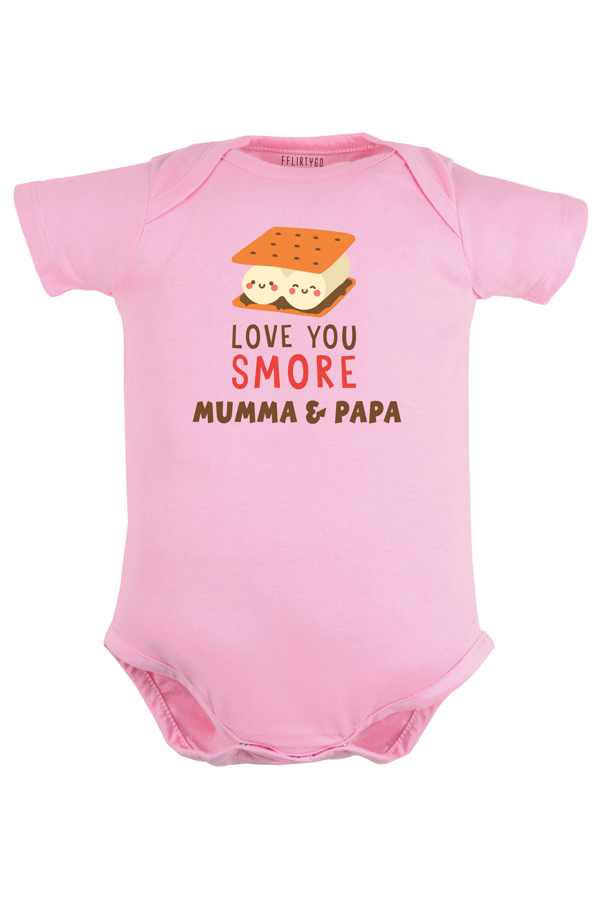 Love You Smore Mumma & Papa Baby Romper | Onesies