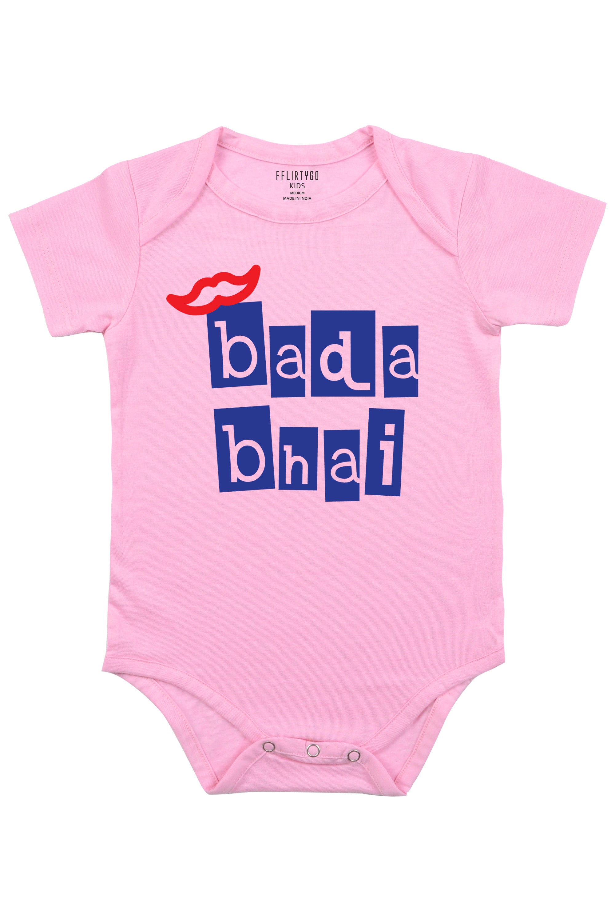 Bada Bhai in Box Design Baby Romper | Onesies