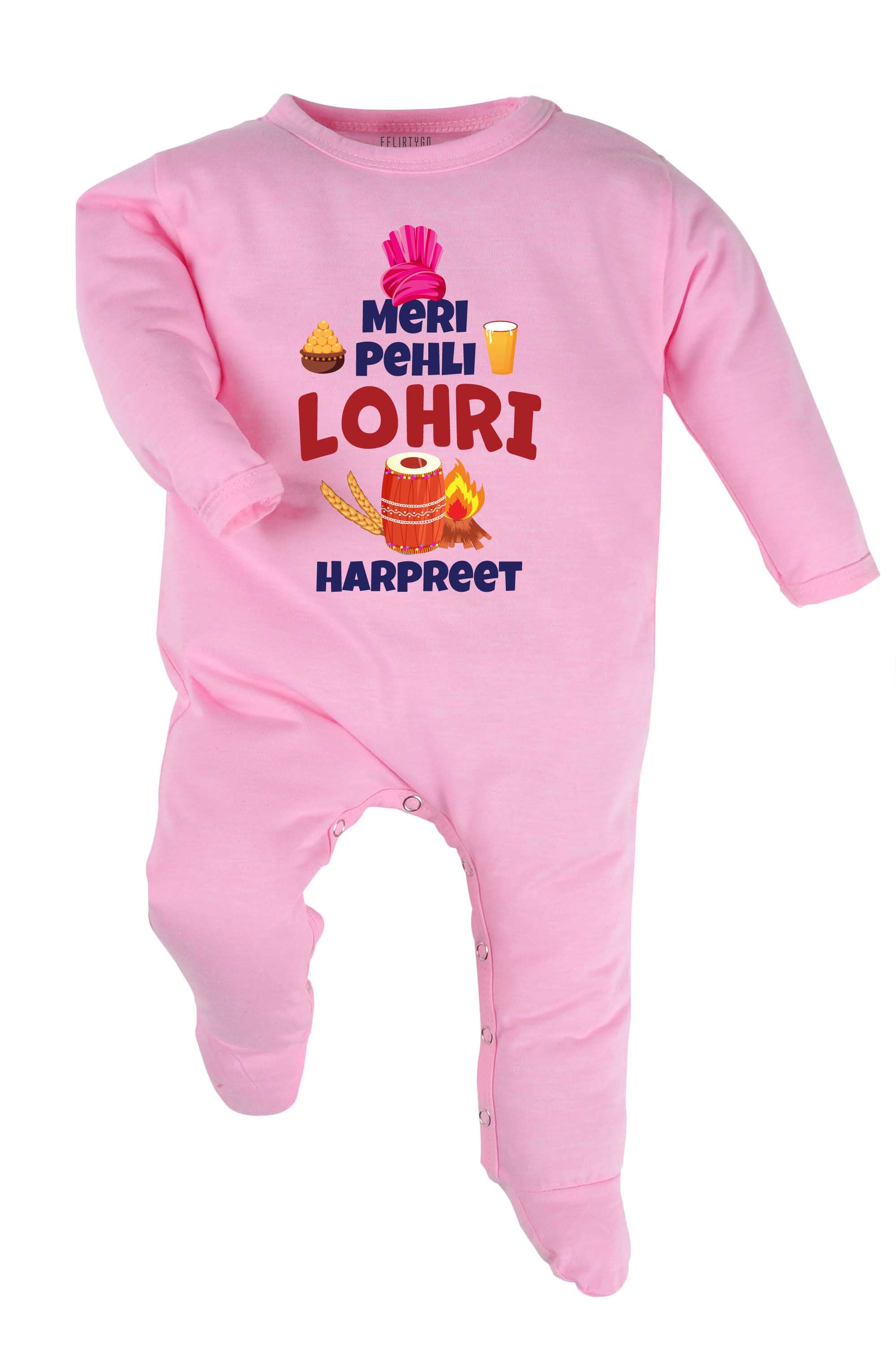 Meri Pehli Lohri Baby Romper | Onesies w/ Custom Name