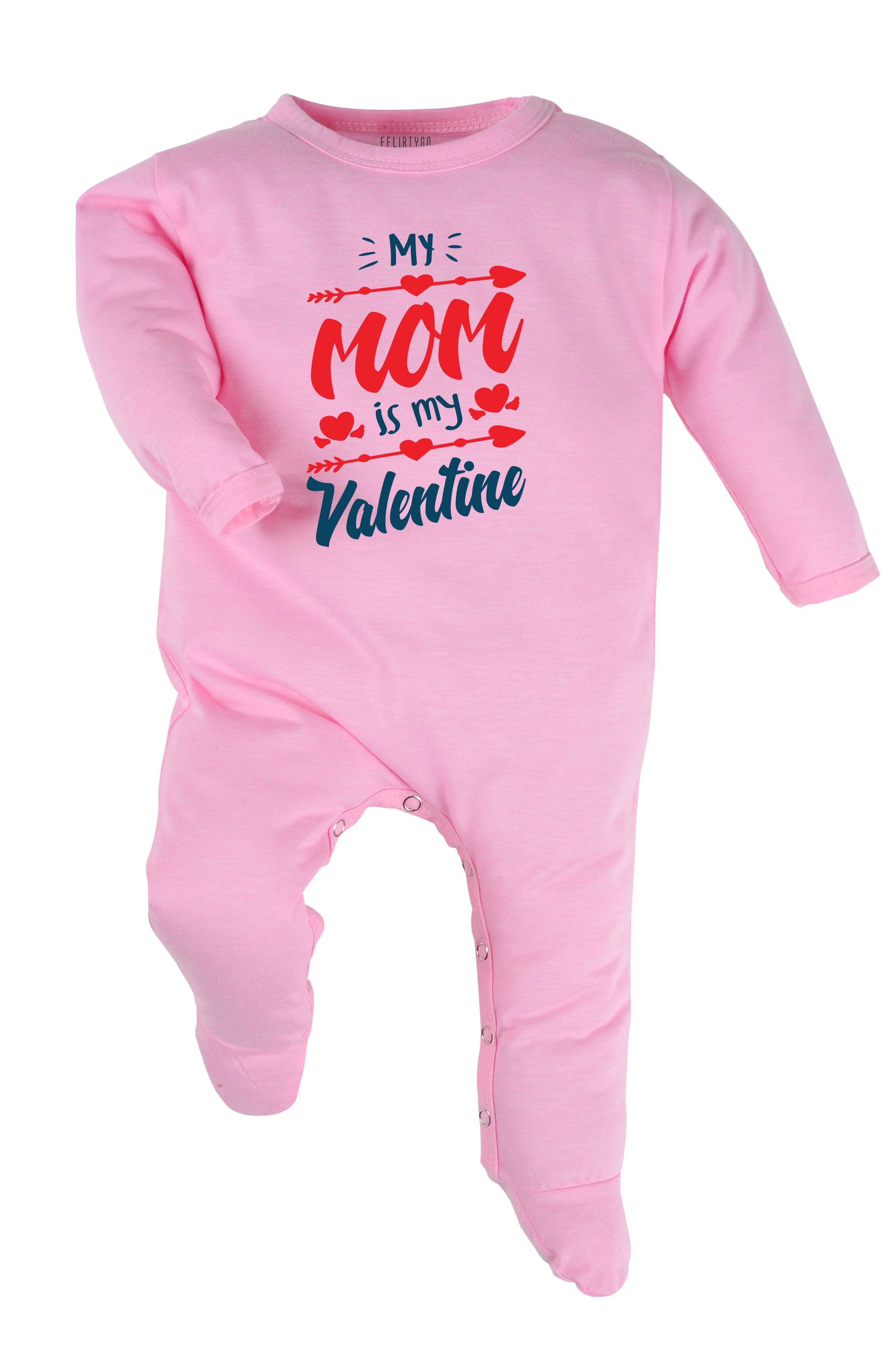 My Mom Is My Valentine Baby Romper | Onesies