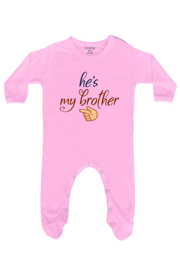 He Is My Brother Baby Romper | Onesies