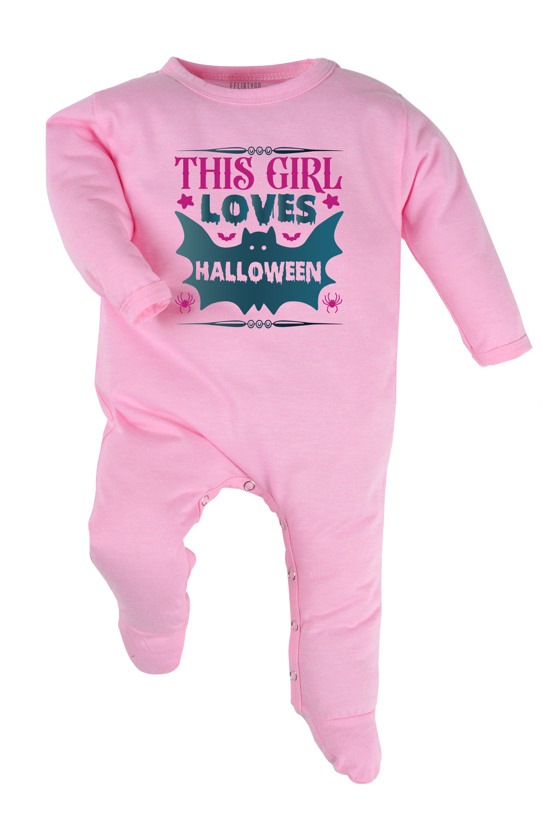 This Girl Loves Halloween Baby Romper | Onesies