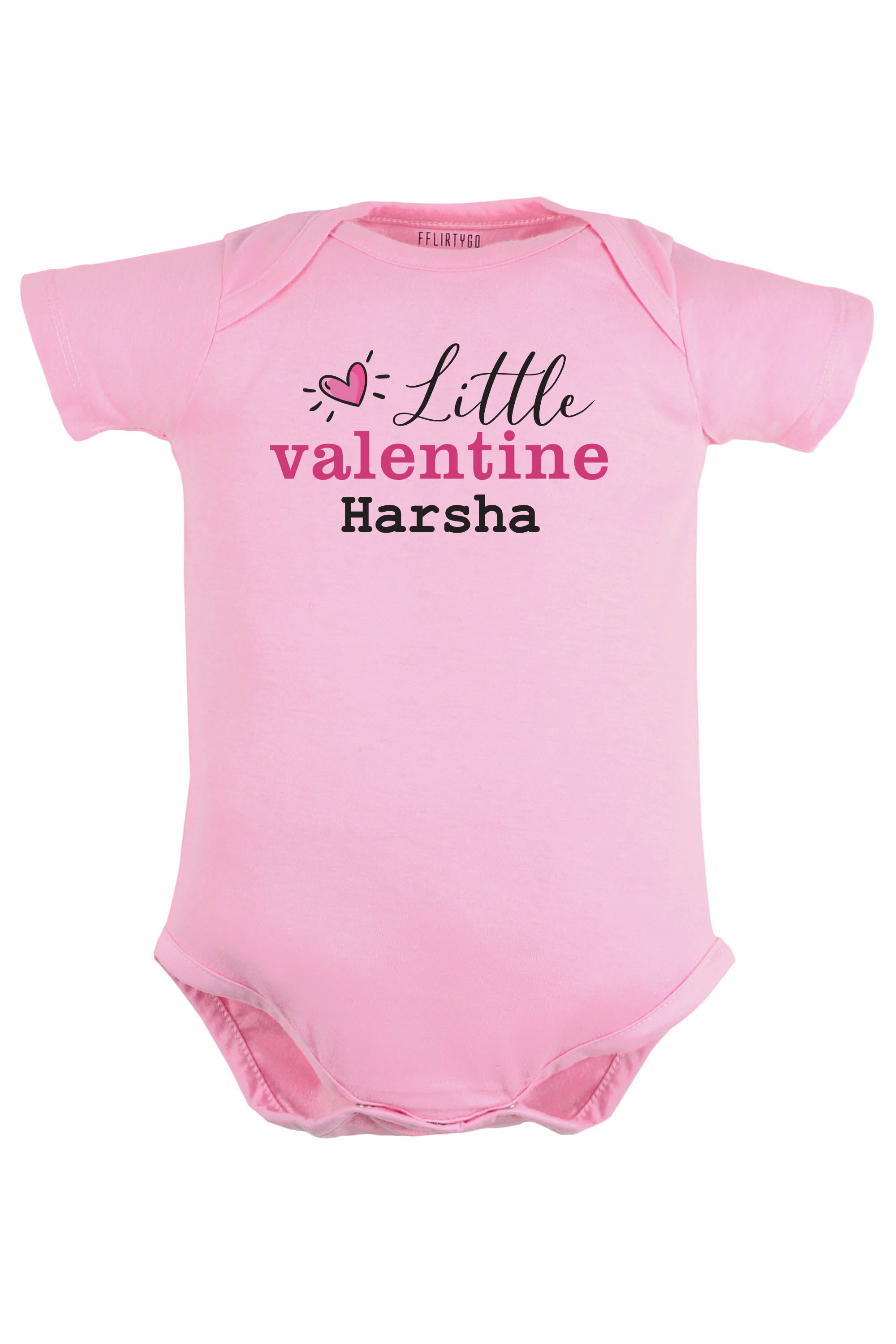 Little Valentine Baby Romper | Onesies w/ Custom Name